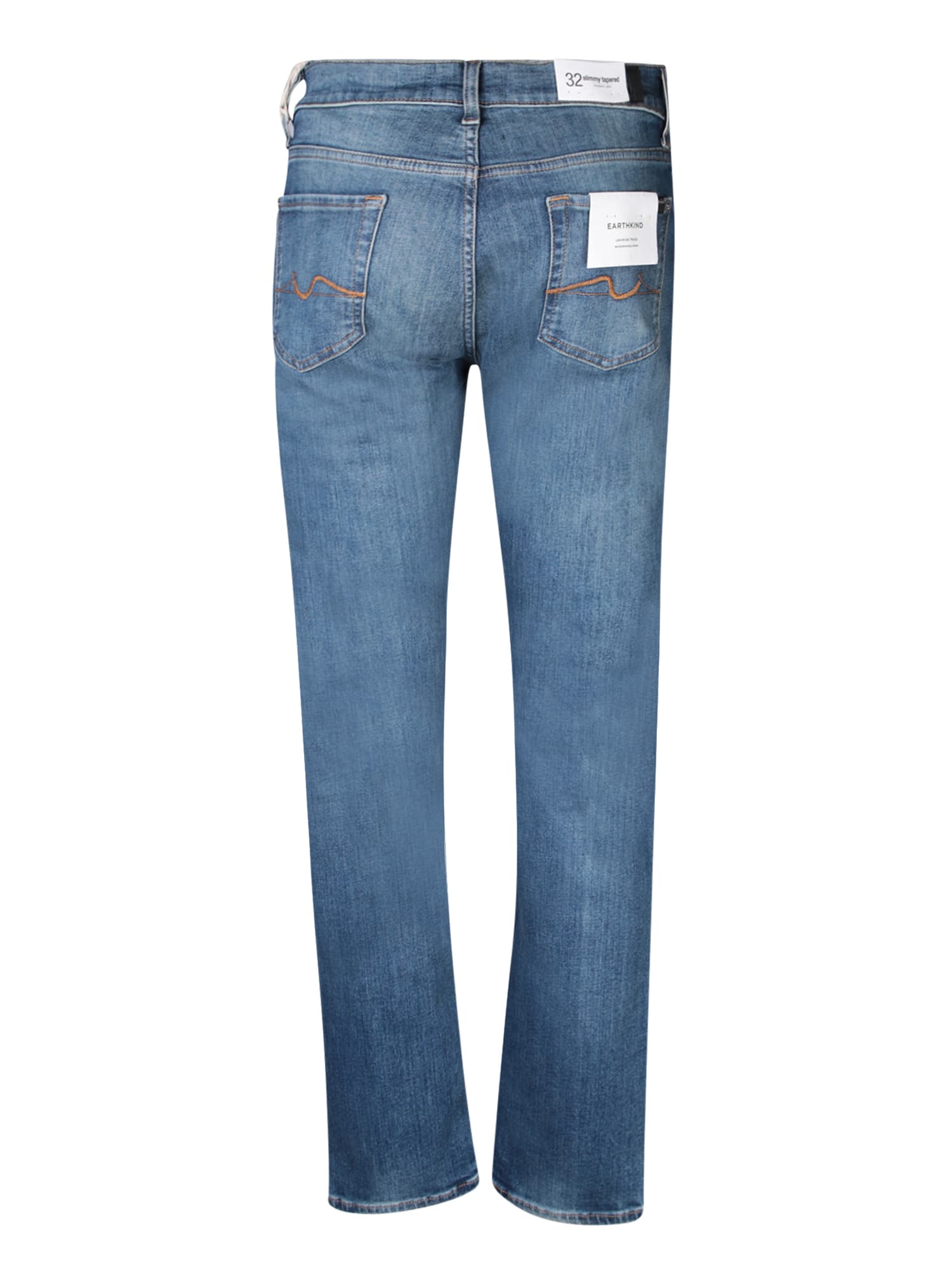 Shop 7 For All Mankind Slimmy Tapered Blue Jeans