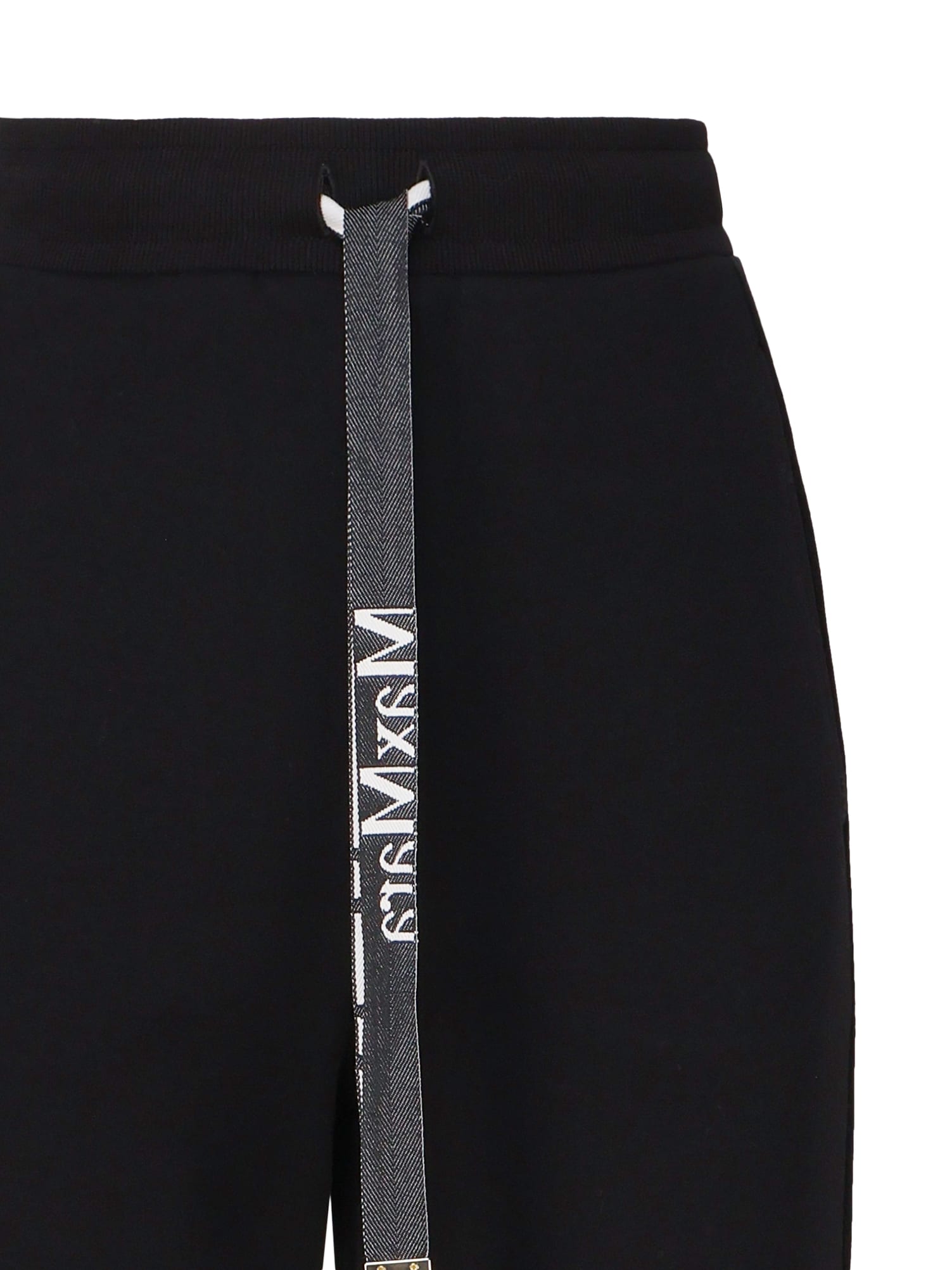 Shop 's Max Mara Jersey Pants In Nero