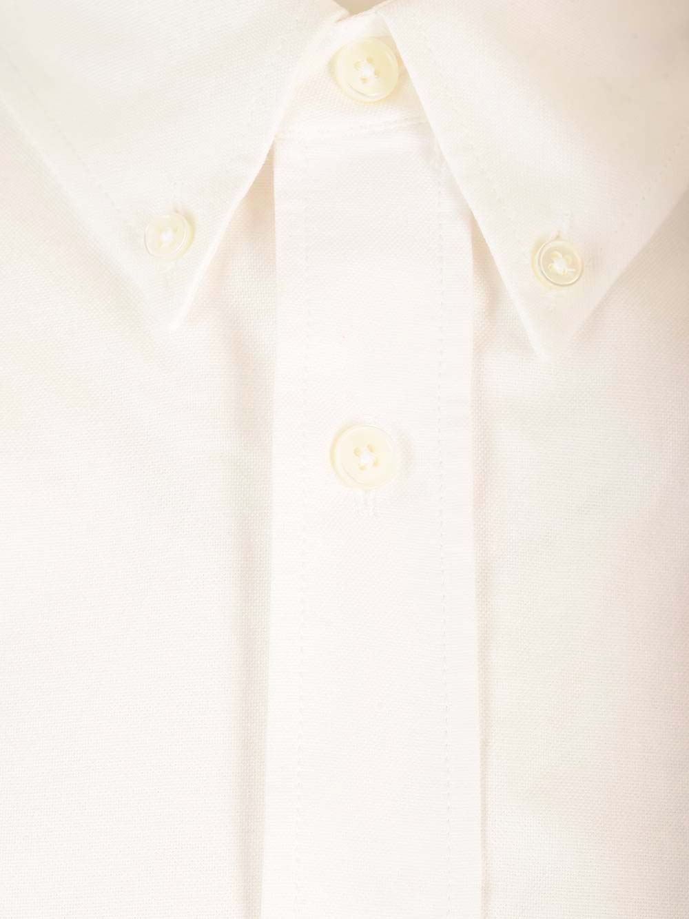 Shop Ami Alexandre Mattiussi Cotton Boxy Fit Shirt In White