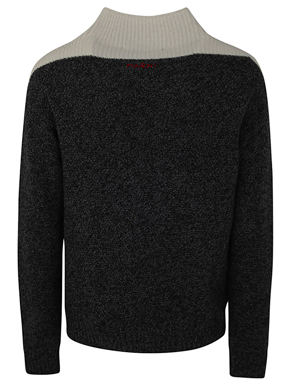 Shop Marni Turtleneck Sweater In Cast Iron