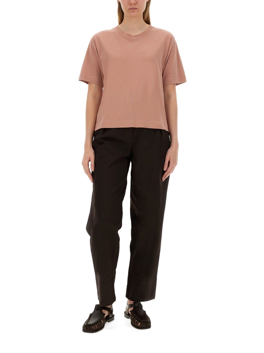 Shop Margaret Howell Simple T-shirt In Pink