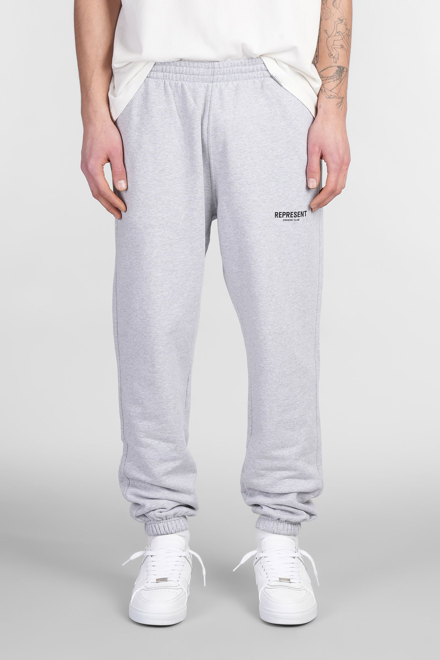 Pants In Grey Cotton