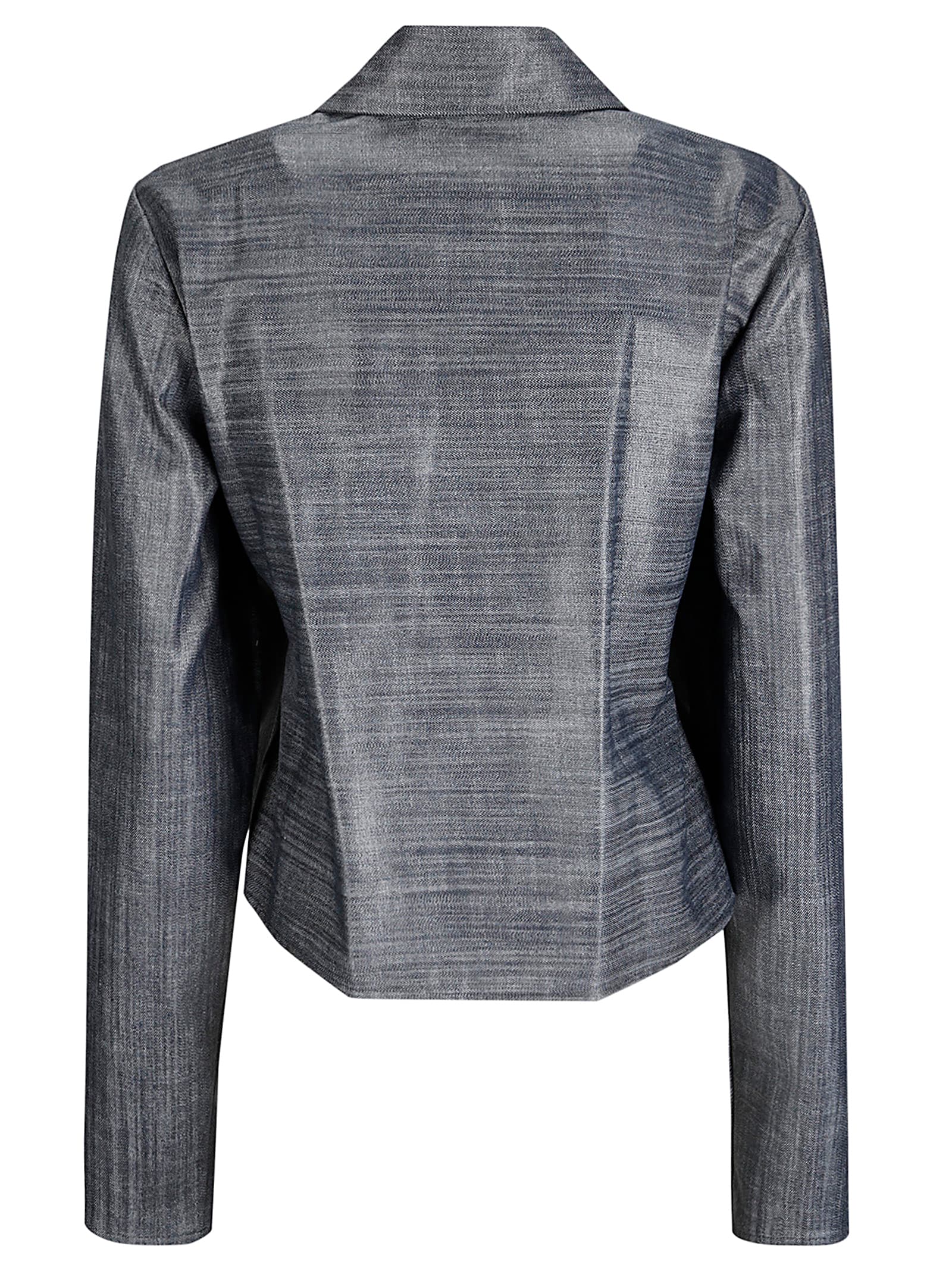Shop Maria Calderara Denim Short Jacket