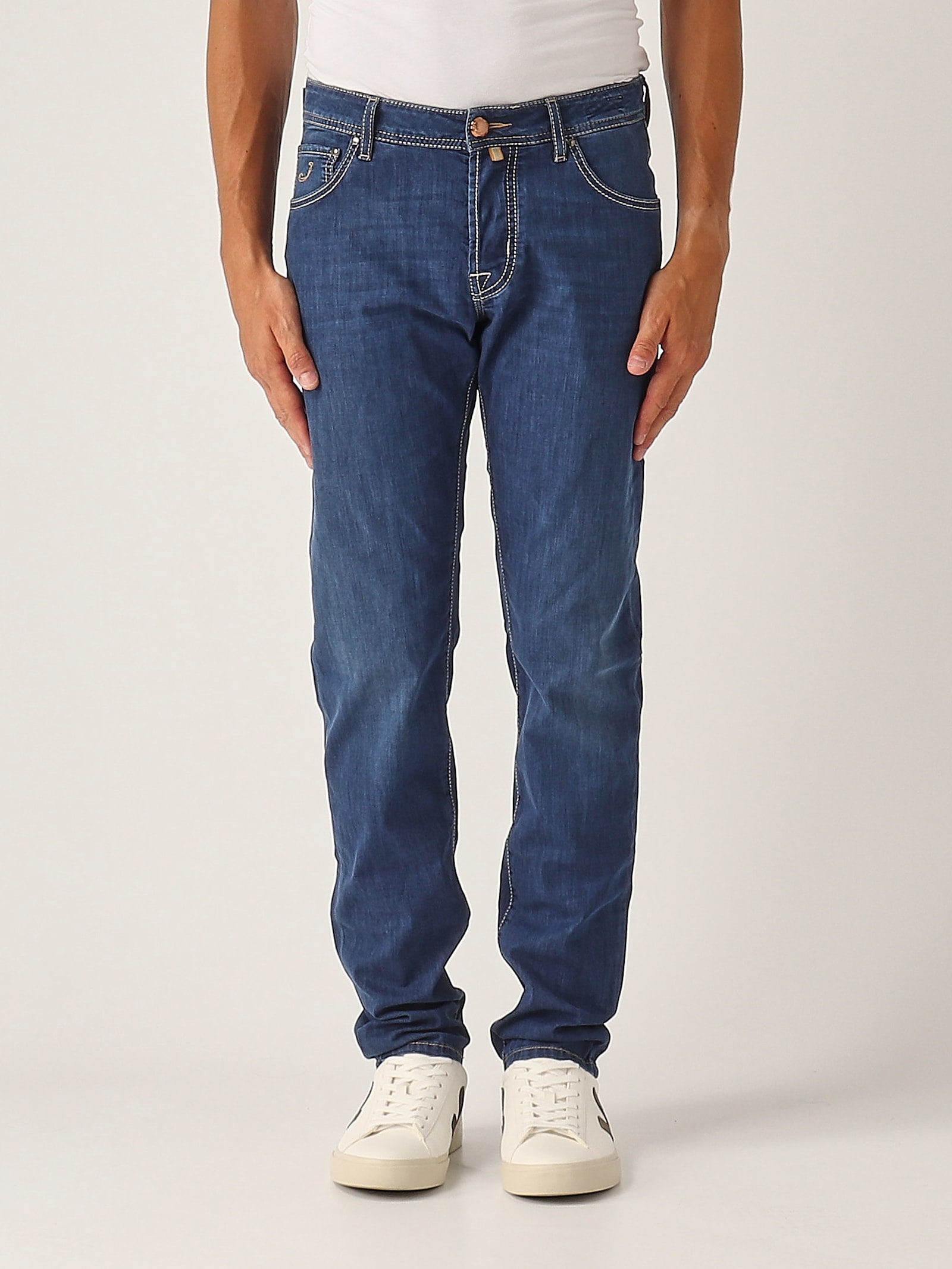 Jacob Cohen Nick (s)slim 5 Tasche Jeans In Blue