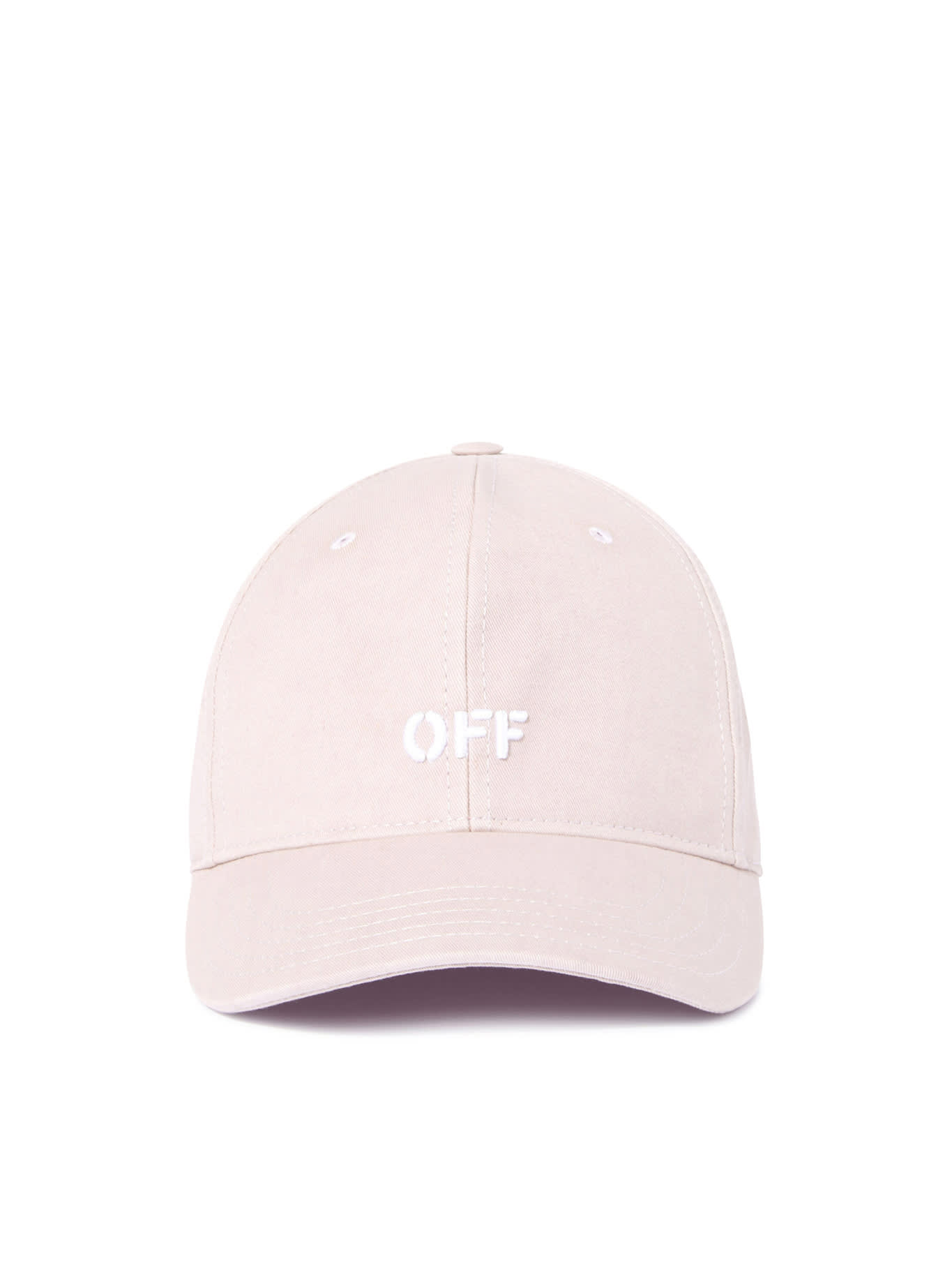 Shop Off-white Drill Off Stamp Baseball Cap In Burnished L
