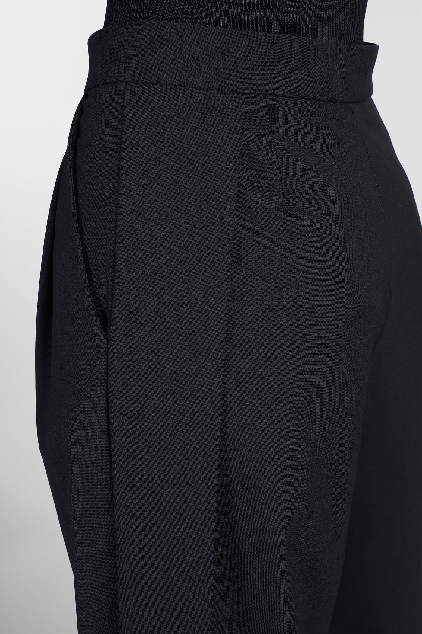 Iro Cirse Pants In Black Polyester