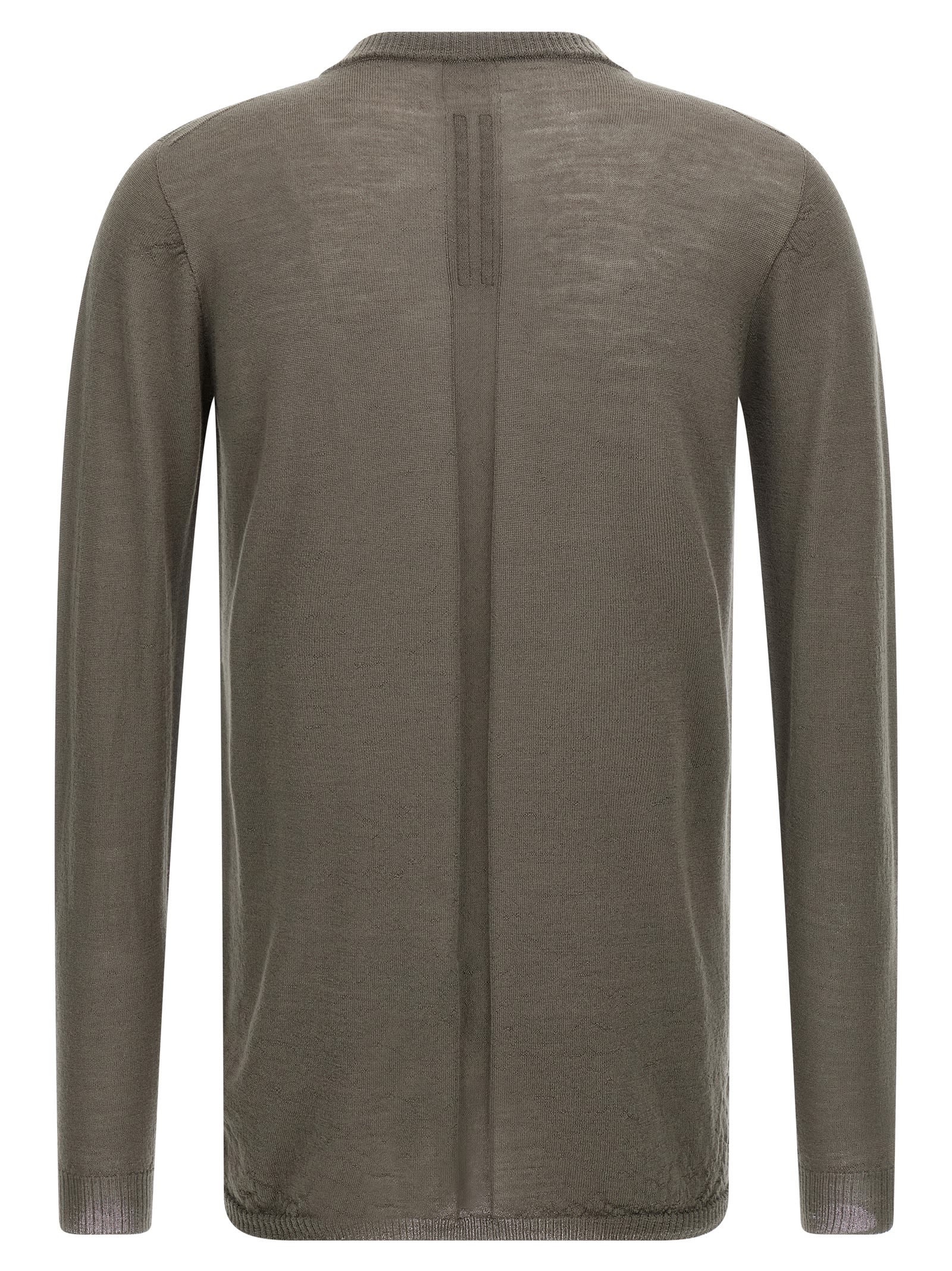 Rick Owens Biker Level Sweater In Gray