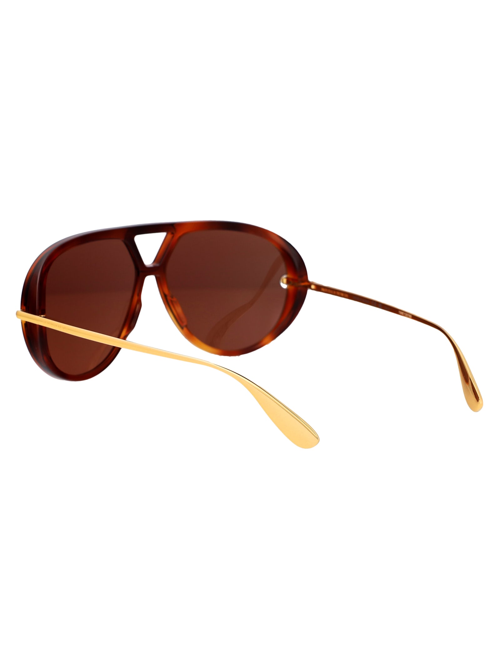 Shop Bottega Veneta Bv1274s Sunglasses In Havana