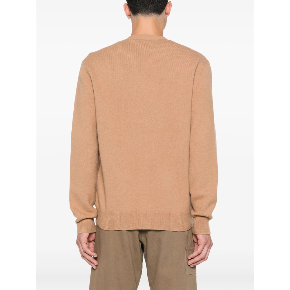 Apc A.p.c. Sweater Camel Brown Virgin Wool In Brown