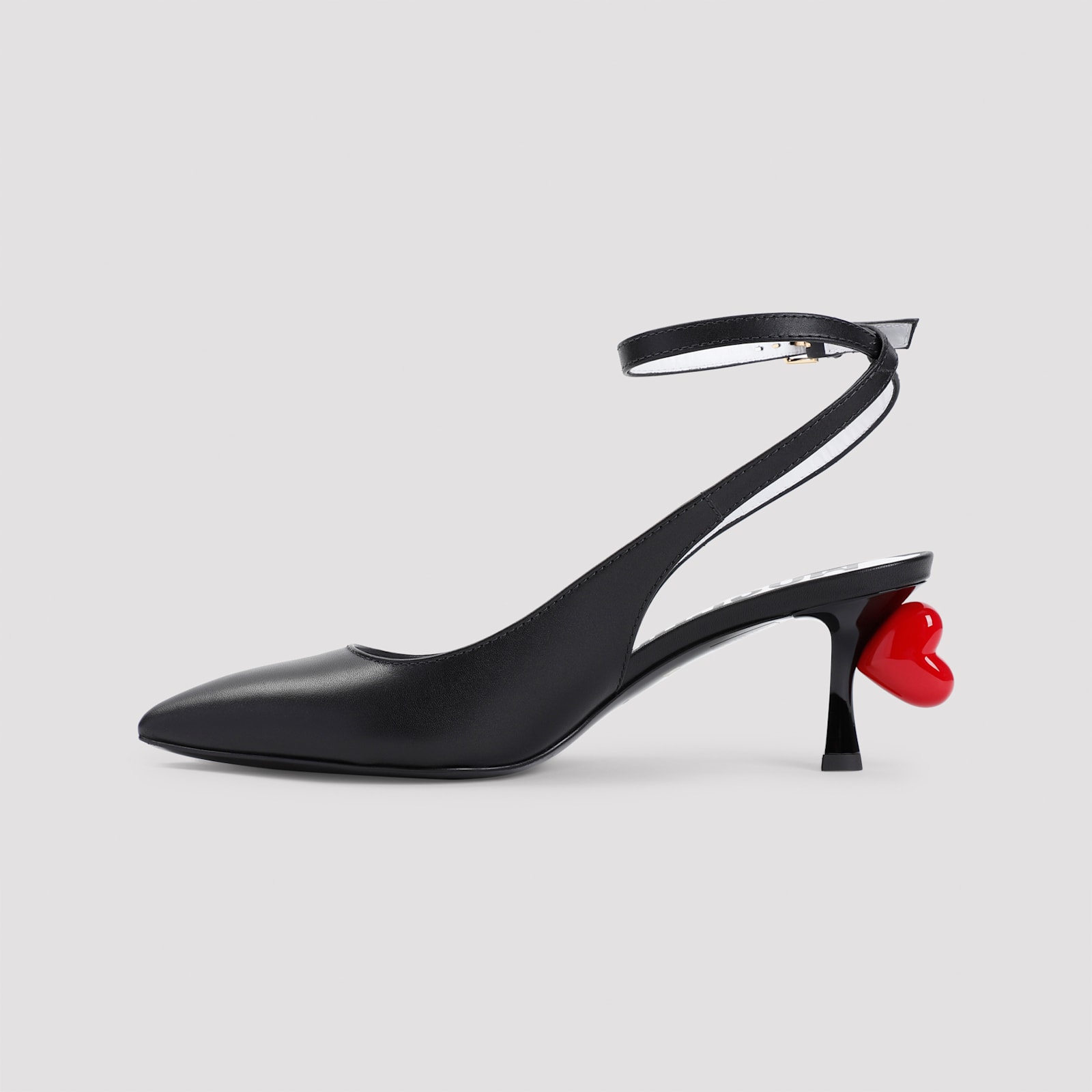 Shop Moschino Pumps In Nero