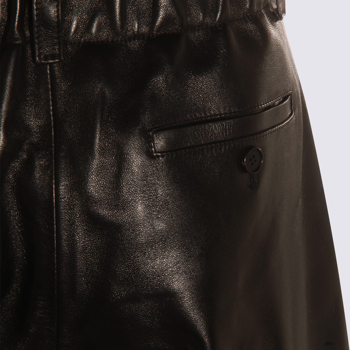 Givenchy Leather Trousers In Black