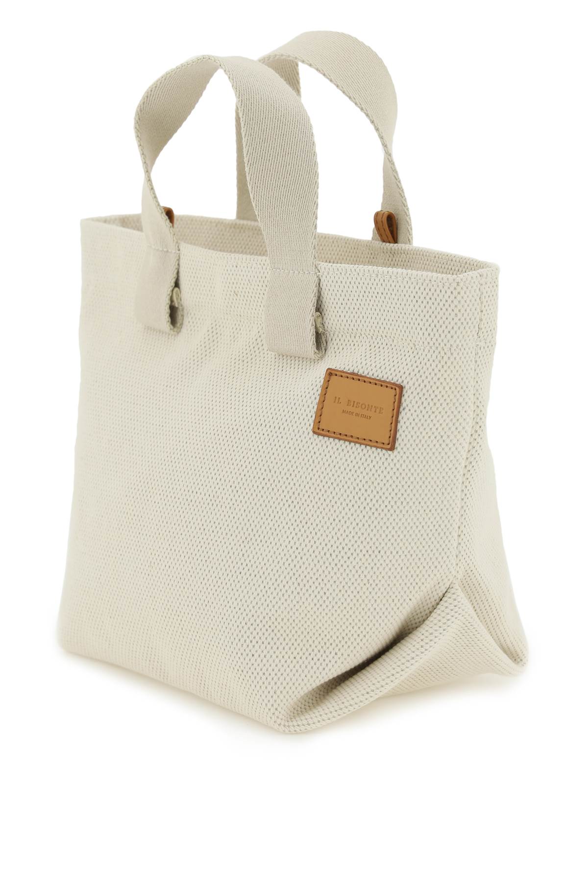 Cotton Handbag In Naturale Naturale (beige)