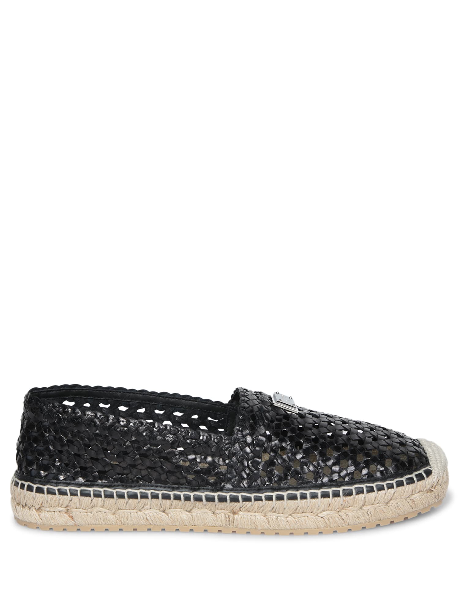 Black Plaque Espadrilles