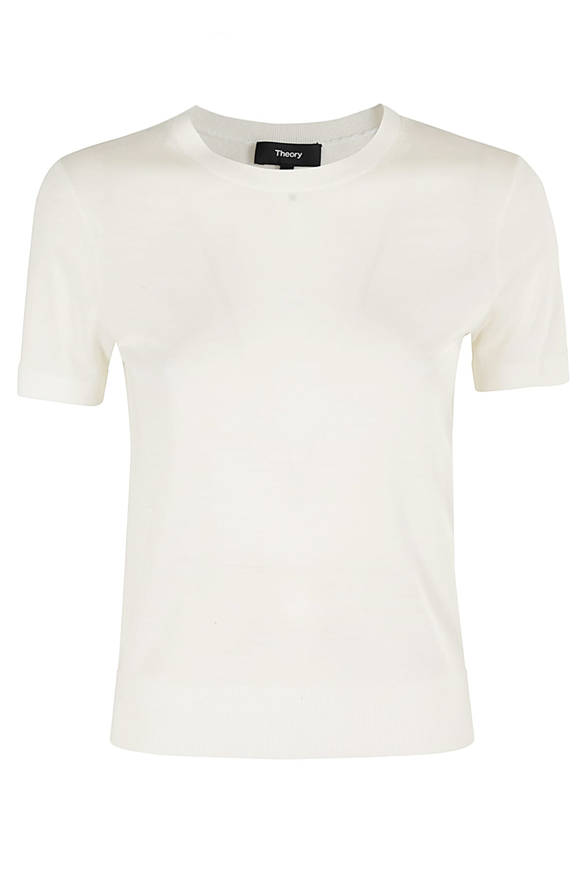 Shop Theory Basic Tee In New Ivory