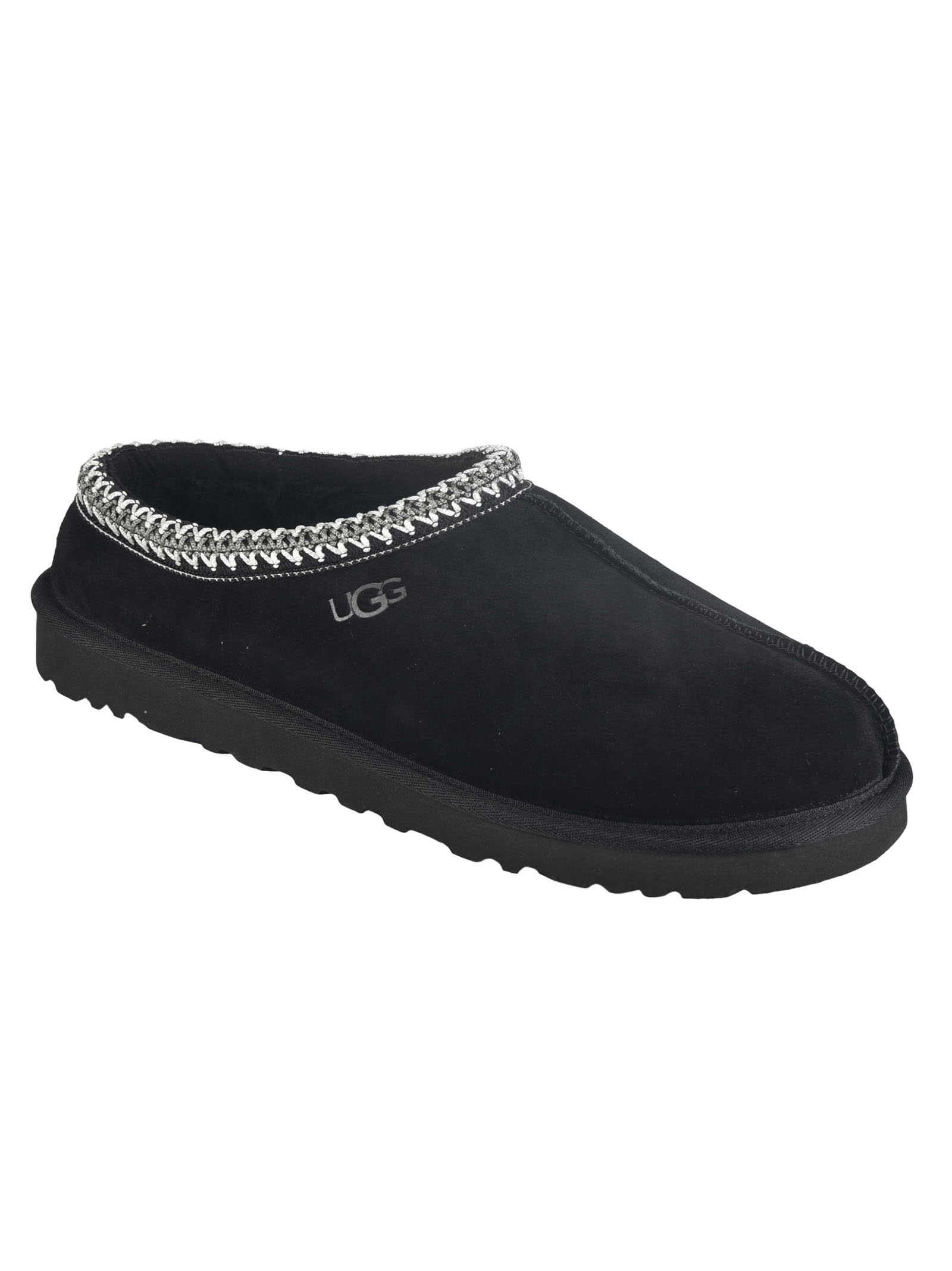 Shop Ugg Side Logo Mules In Black