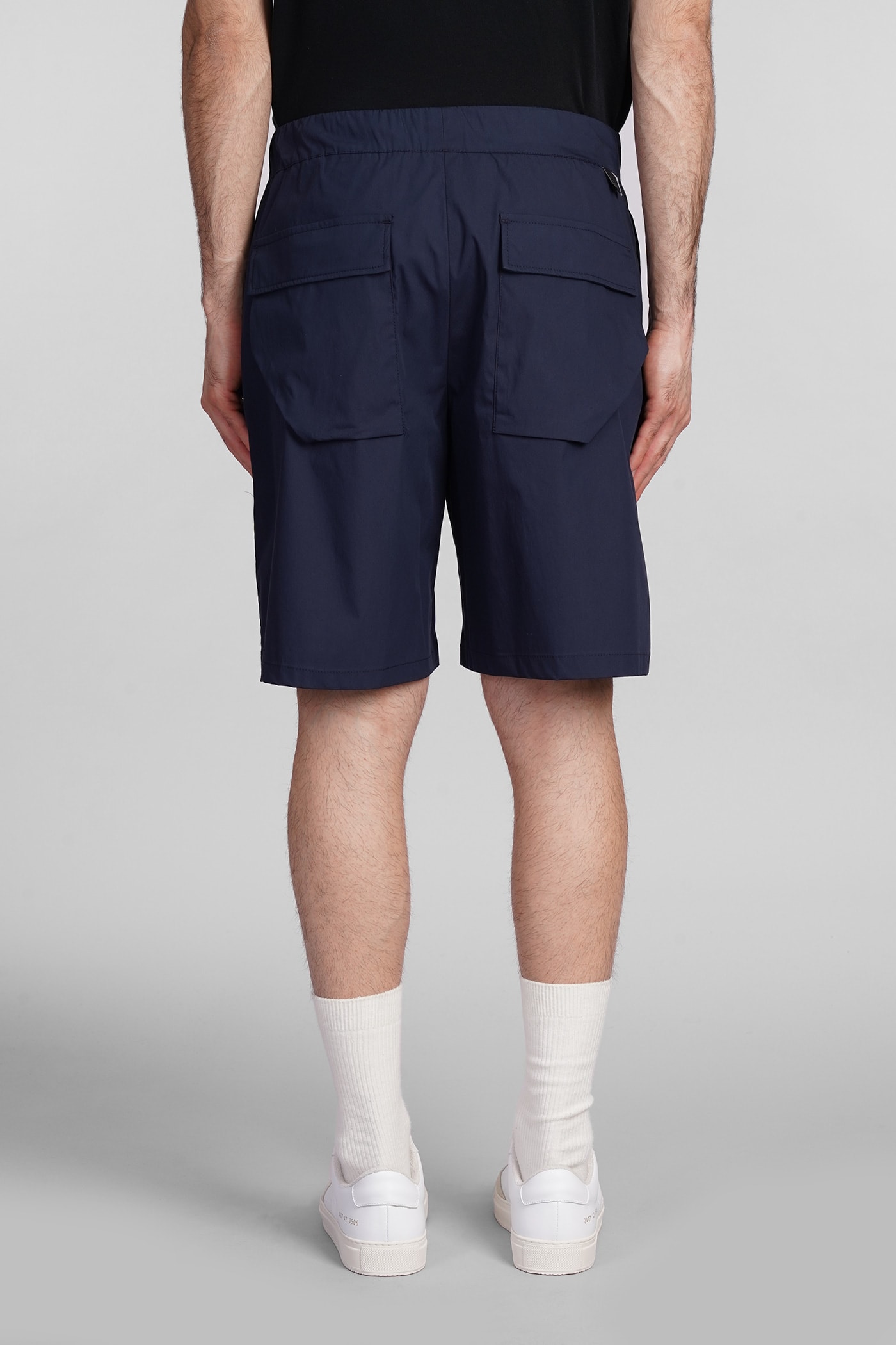 Shop Low Brand Combo Shorts In Blue Cotton