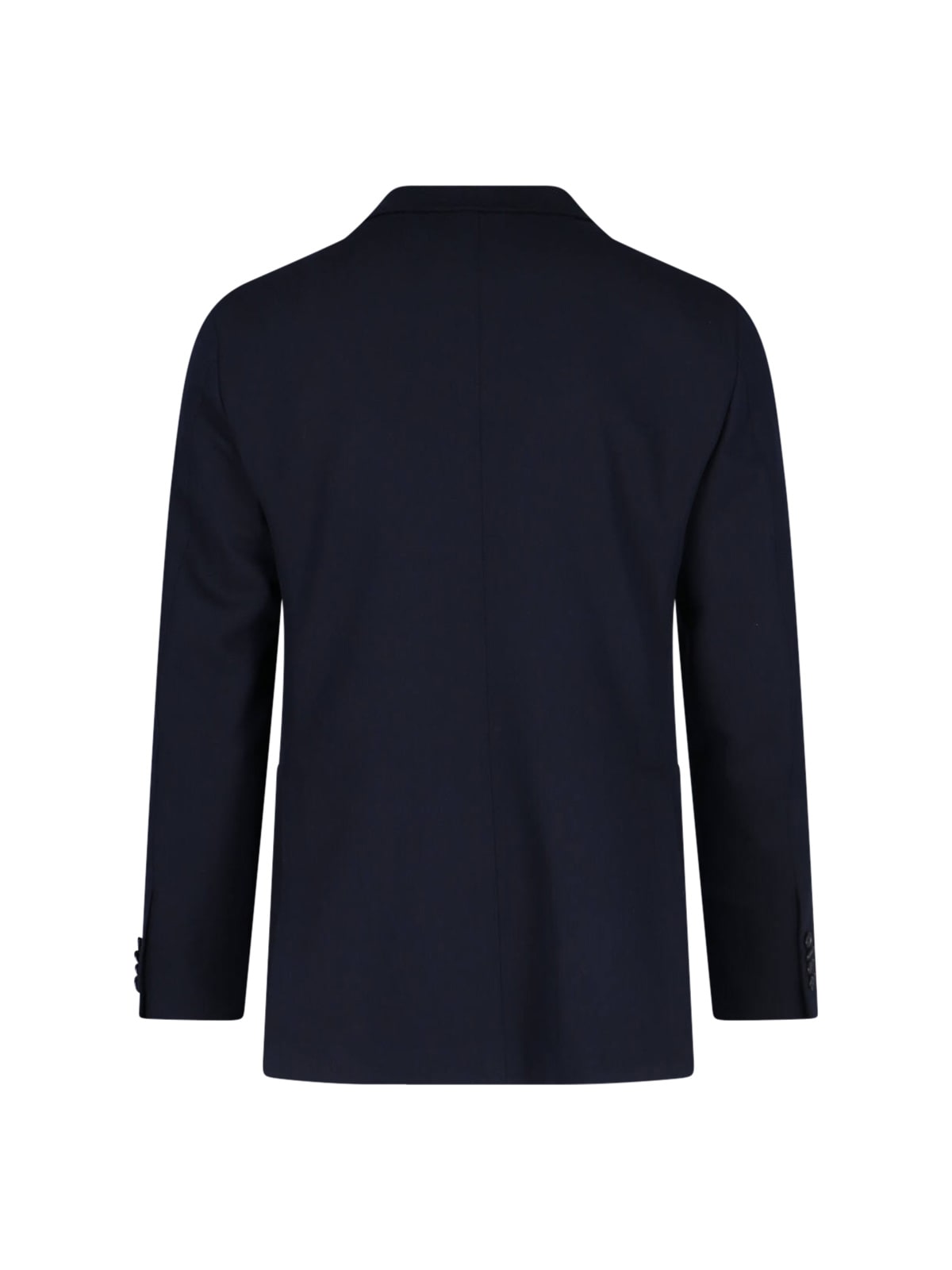 Caruso Aida Double-breasted Blazer In Blue