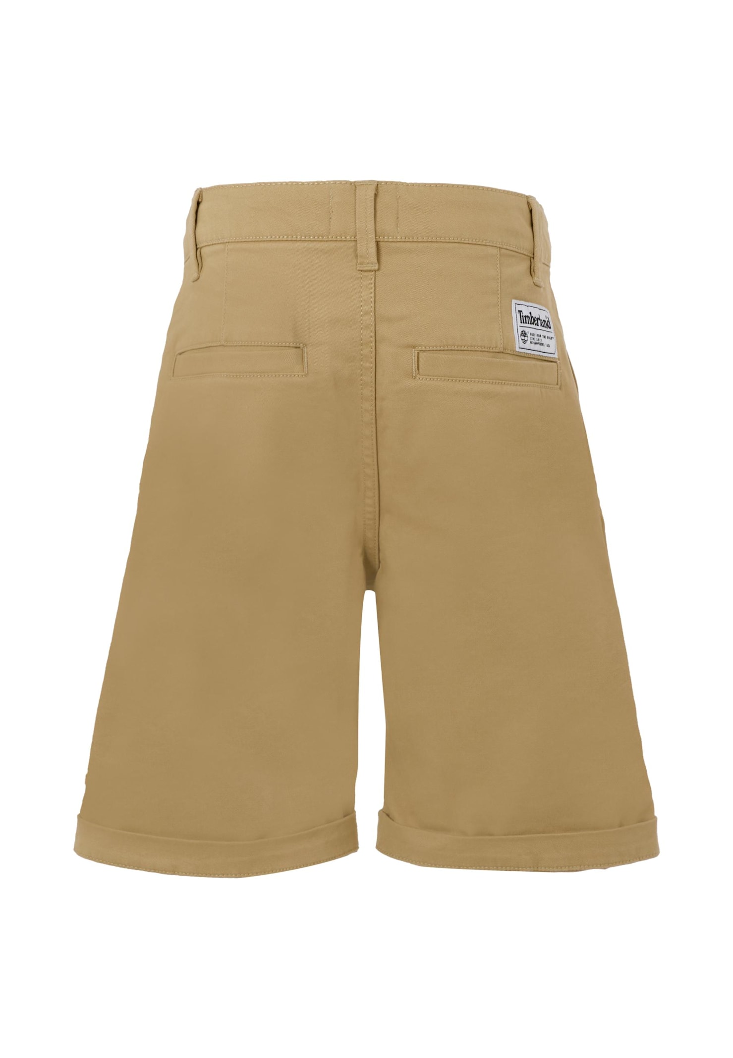 Timberland Beige Shorts For Boy With Logo In Brown