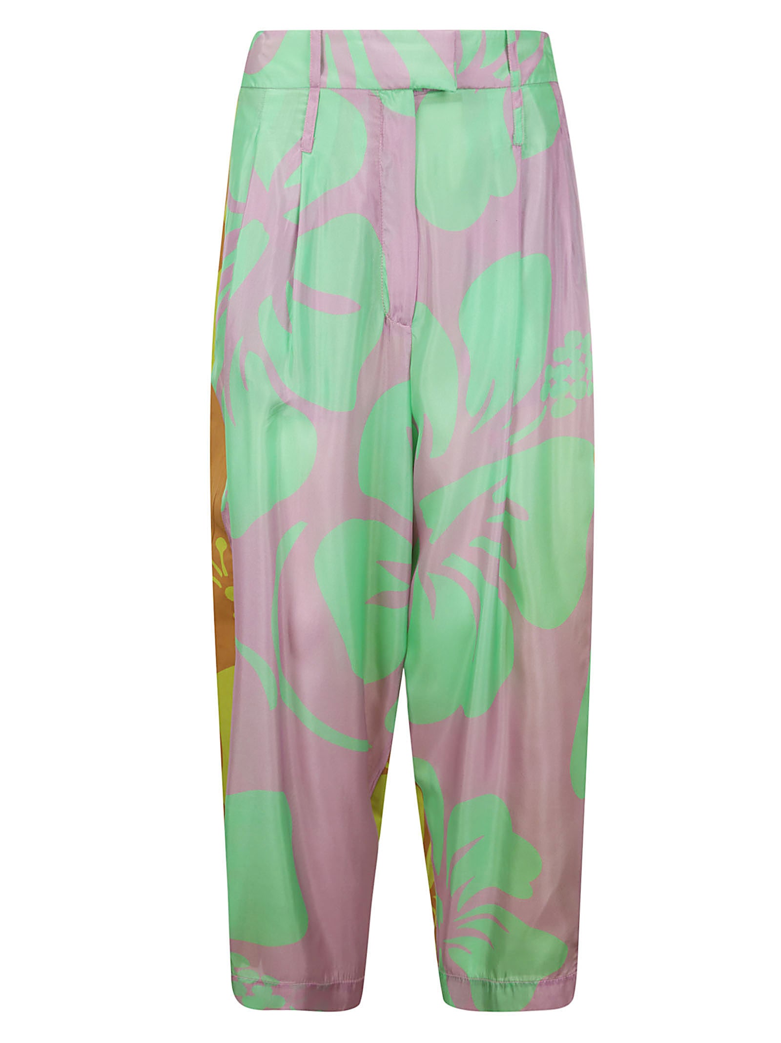 Shop Jejia Baby Tilda Pant 4 In Printed Silk And Cotton