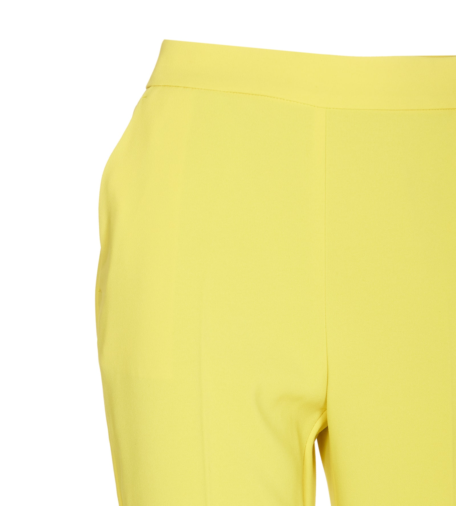 Shop Pinko Slim Pants In Yellow