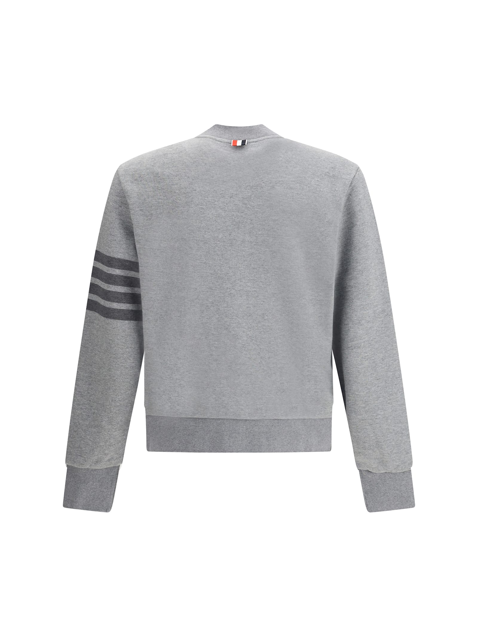 Thom Browne Zip Sweatshirt In Gray