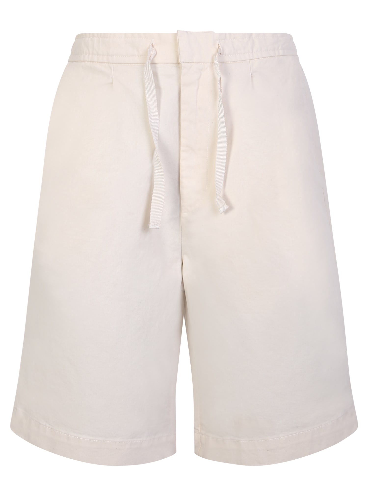Officine Générale Light Beige Cotton Shorts
