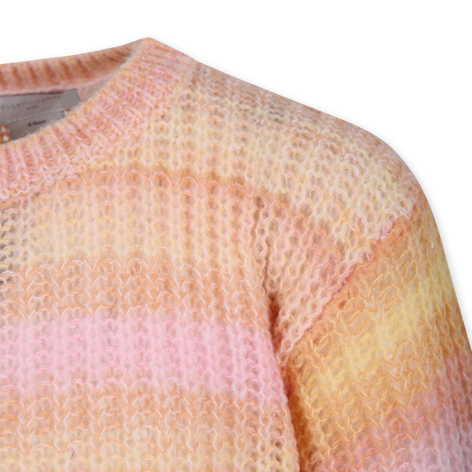 Stella Mccartney Pink Sweater For Girl In Multi