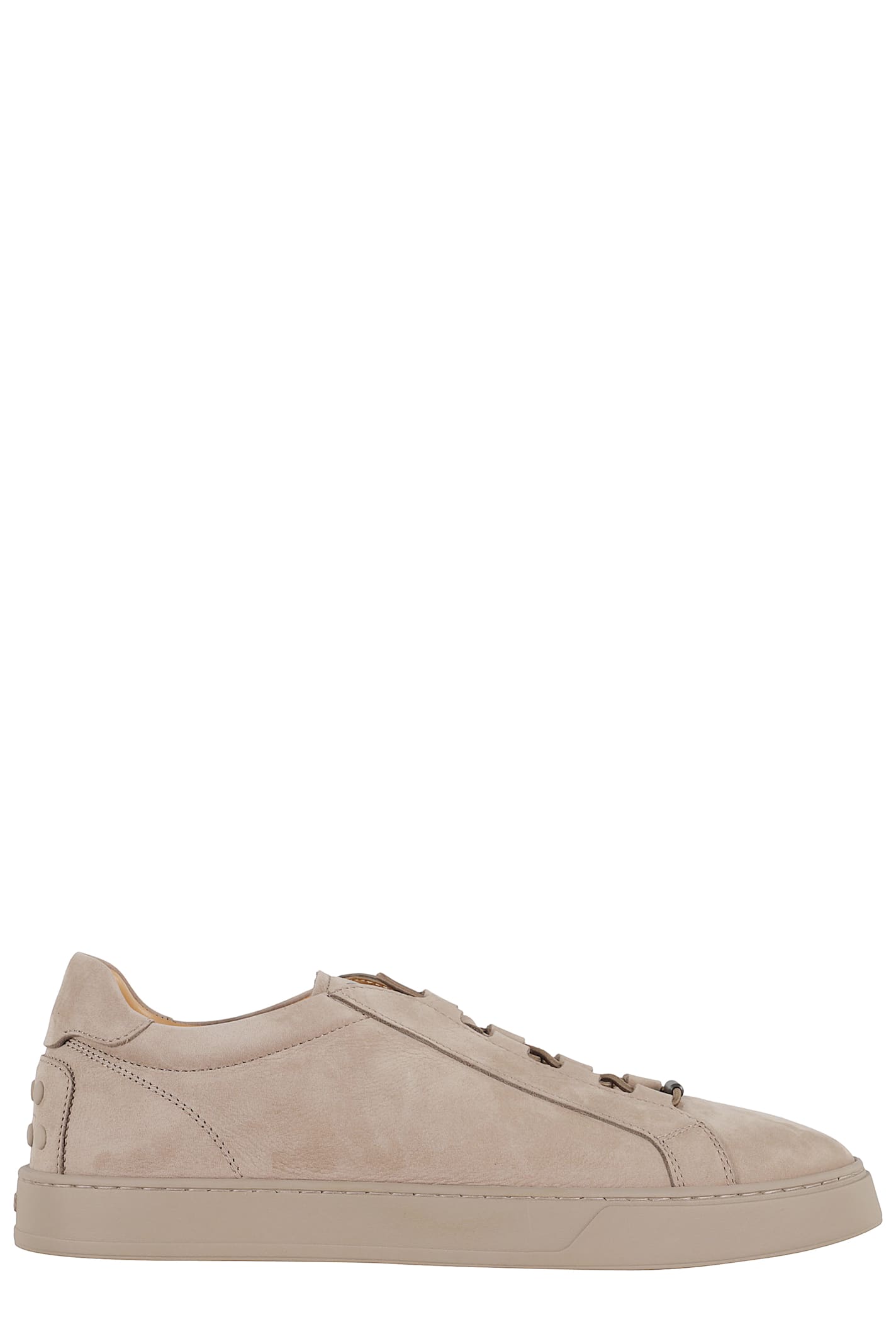 Tod's Round Toe Low-top Rubber Sole Sneakers