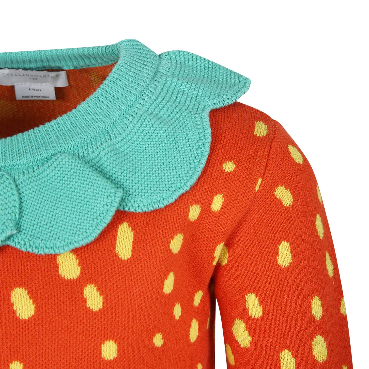 Shop Stella Mccartney Red Sweater For Girl With All-over Print