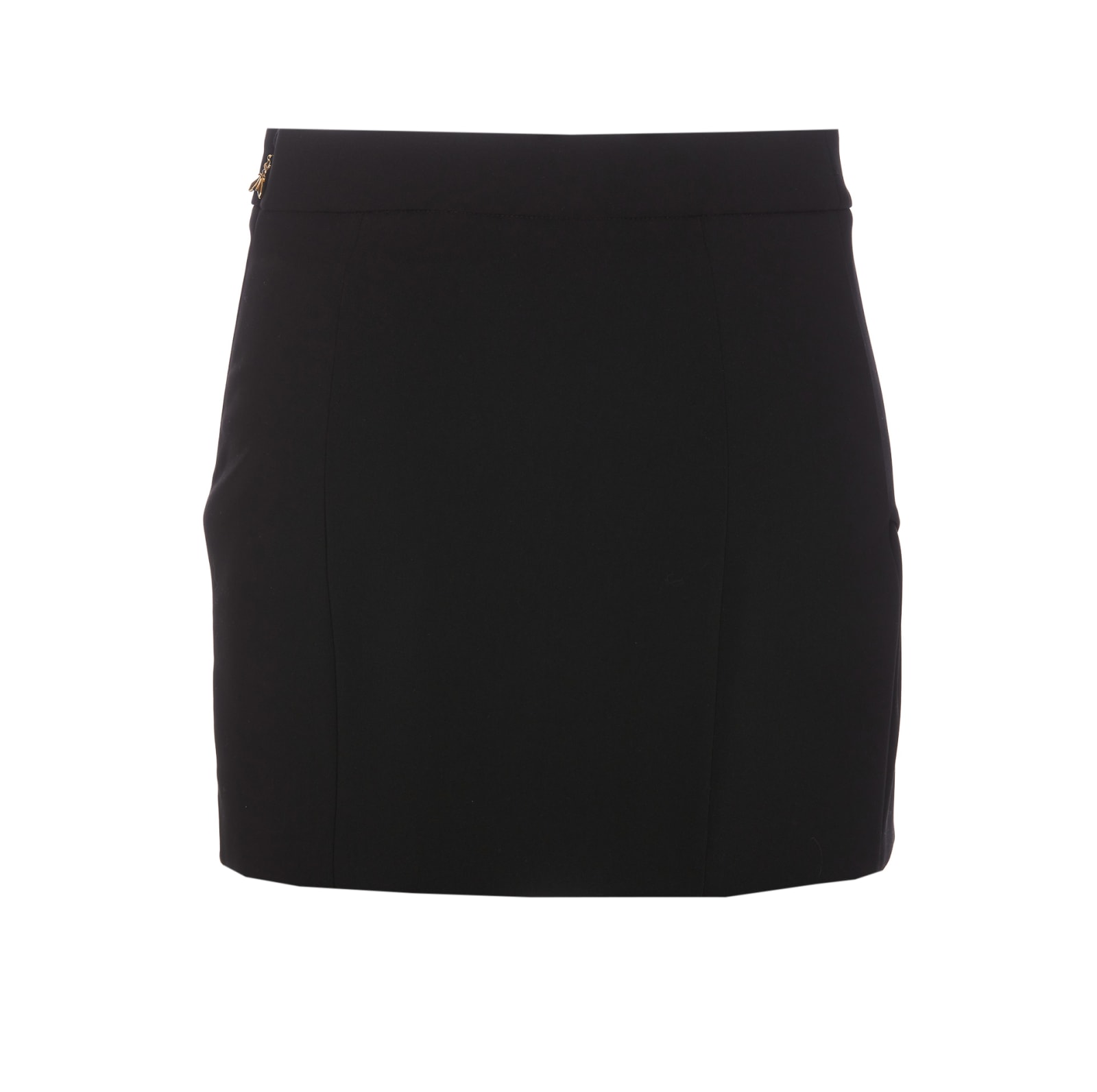 Shop Patrizia Pepe Mini Skirt In Black