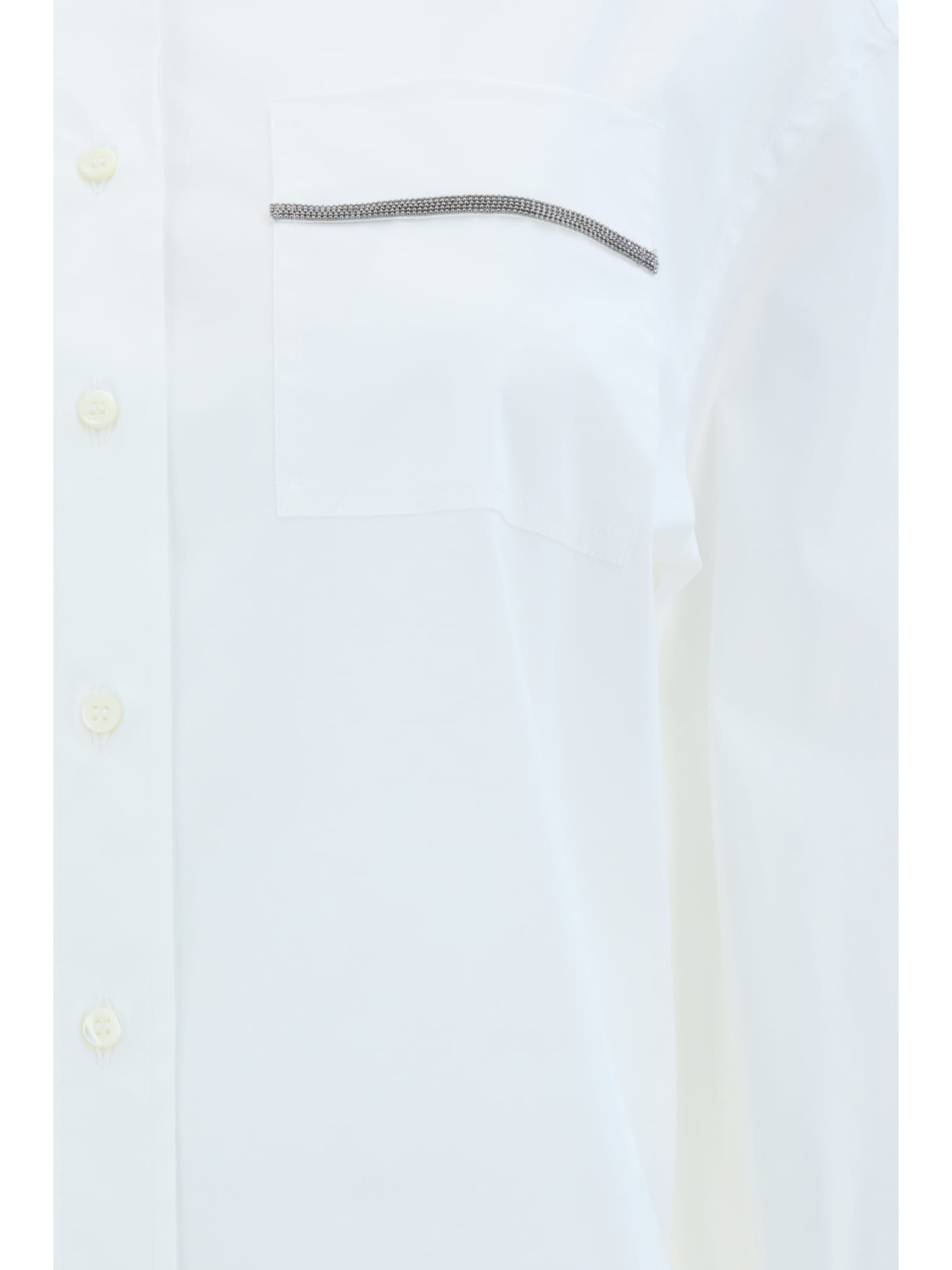 Shop Brunello Cucinelli Shirt In Bianco