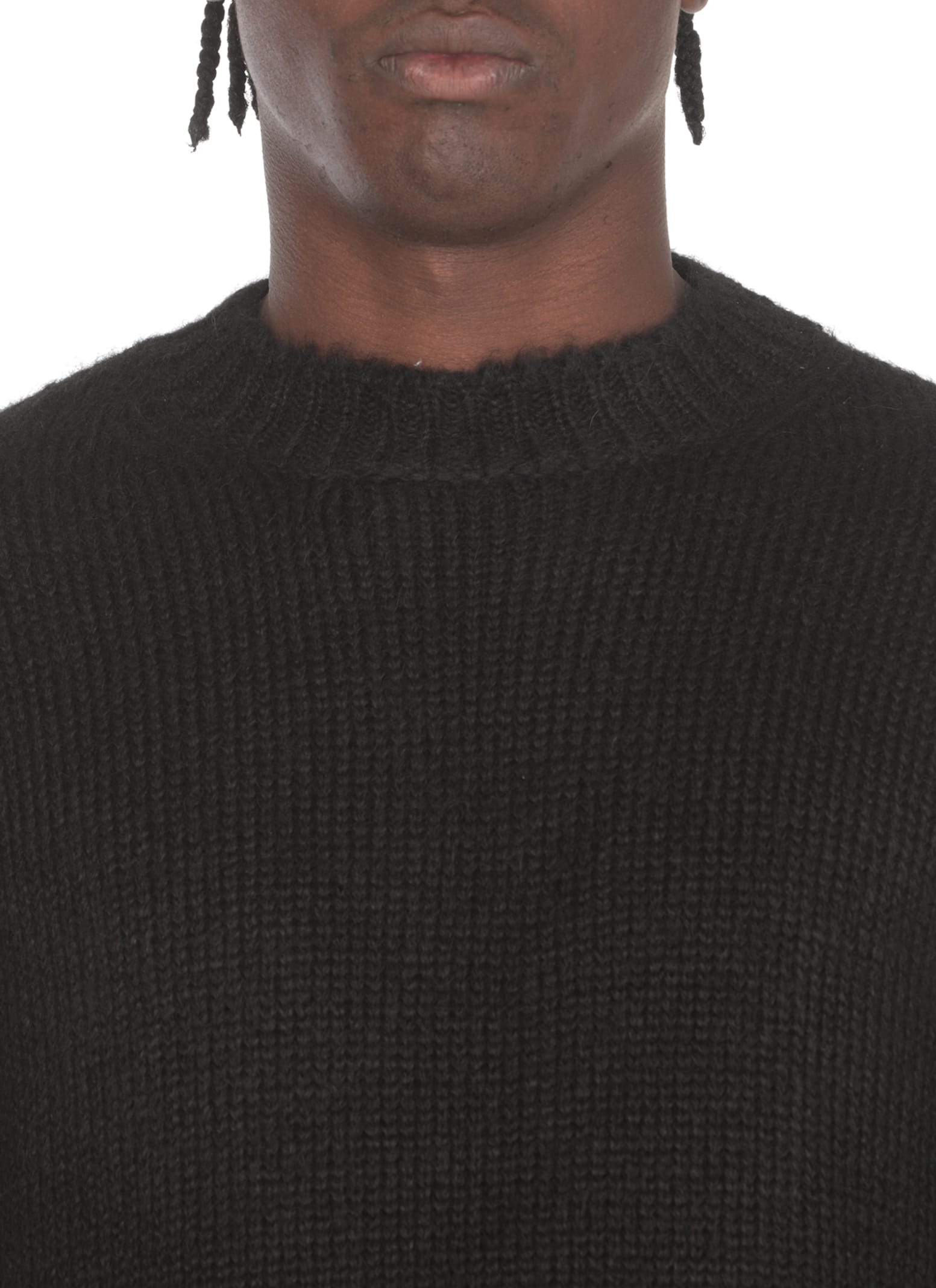 Shop Jil Sander Alpaca Jumper In Black