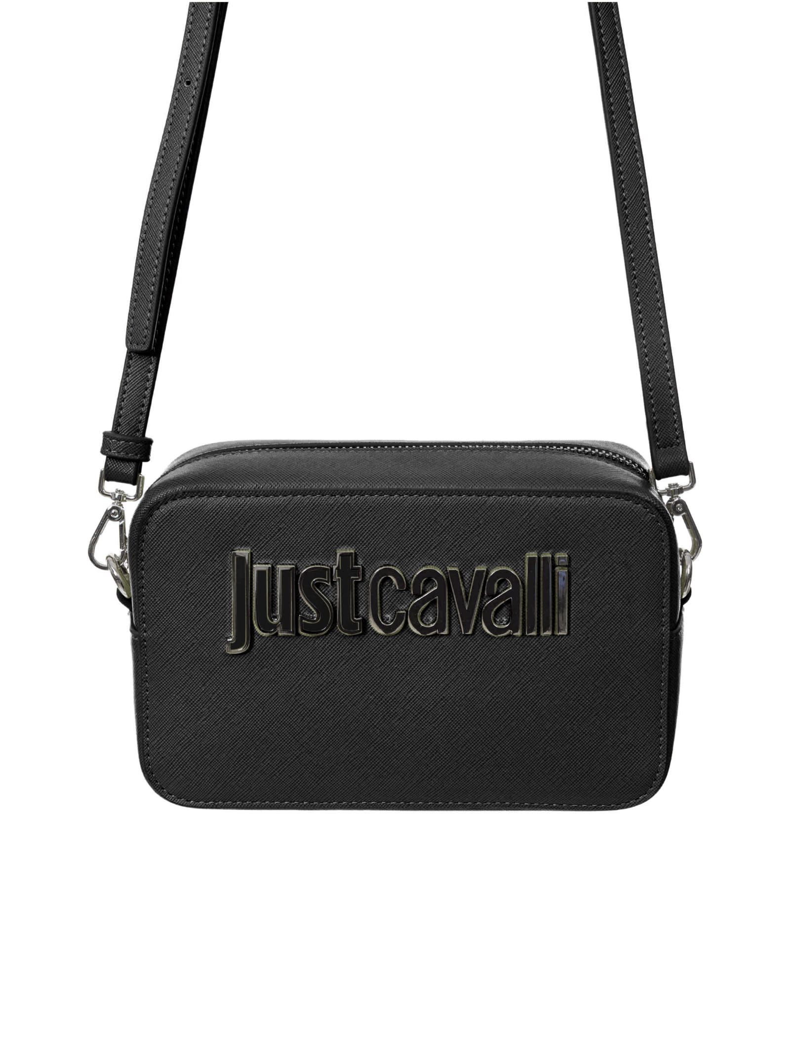 Just Cavalli Cross-body Bag In Black