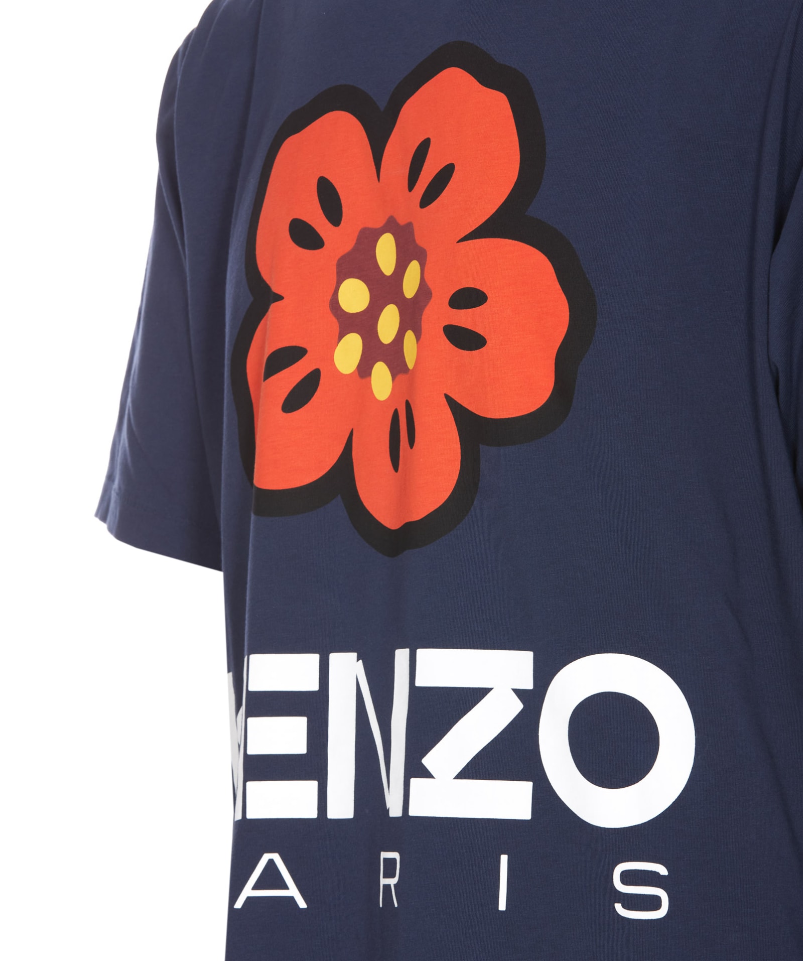 Shop Kenzo Boke Flower T-shirt In Blue