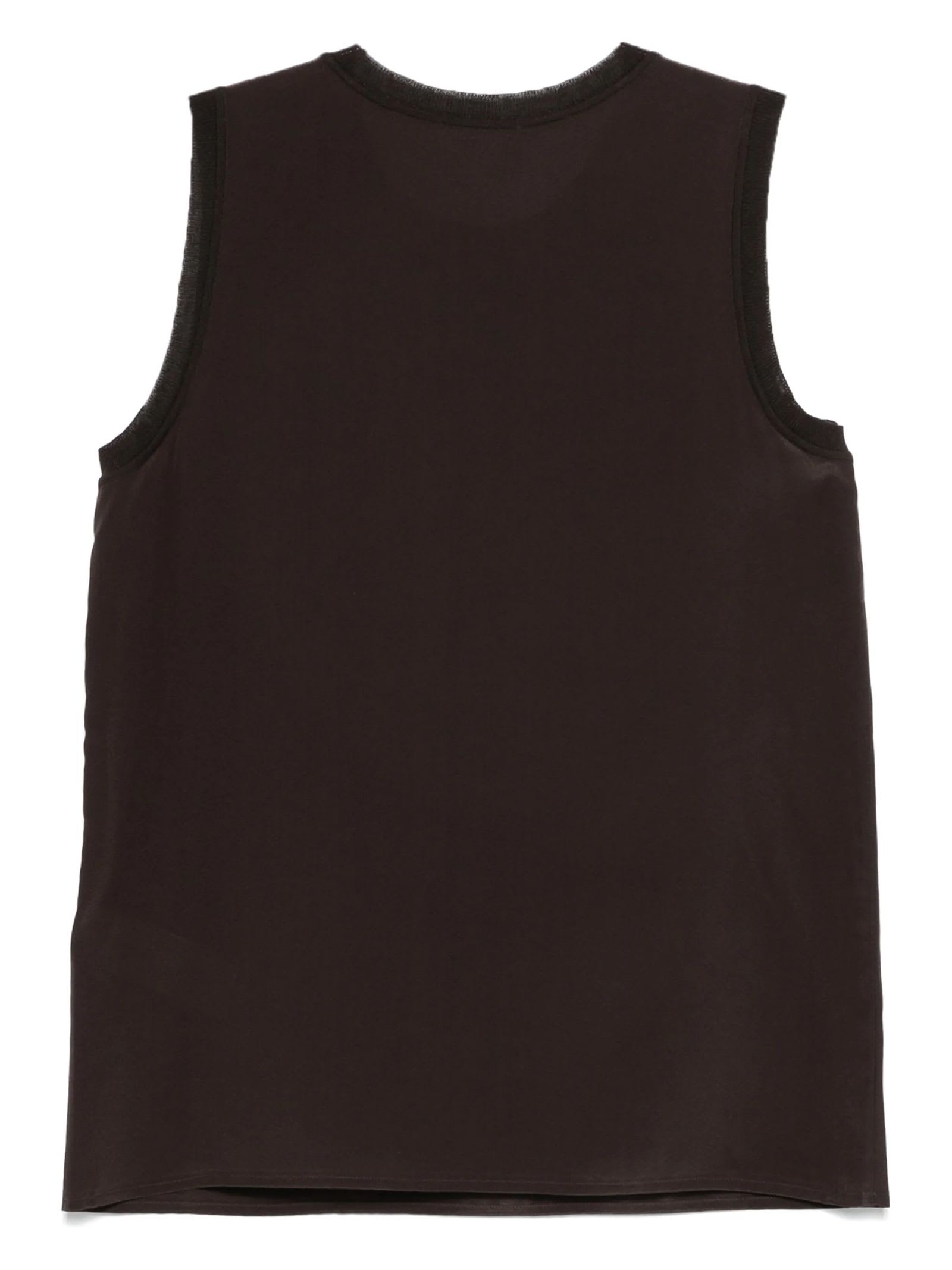 P.a.r.o.s.h Parosh Dark Brown Cotton Shirts In Dark Brown