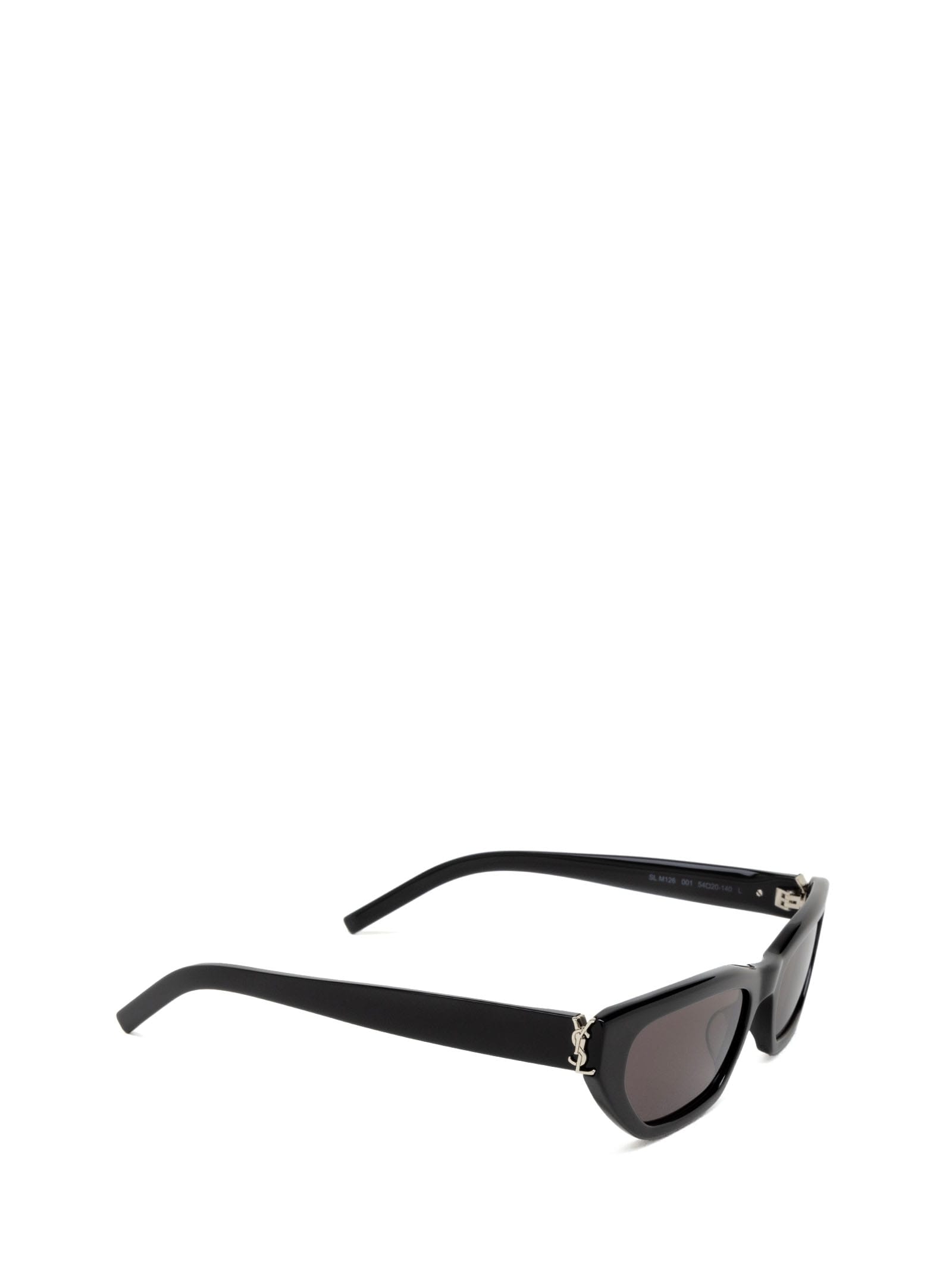 Shop Saint Laurent Sl M126 Black Sunglasses