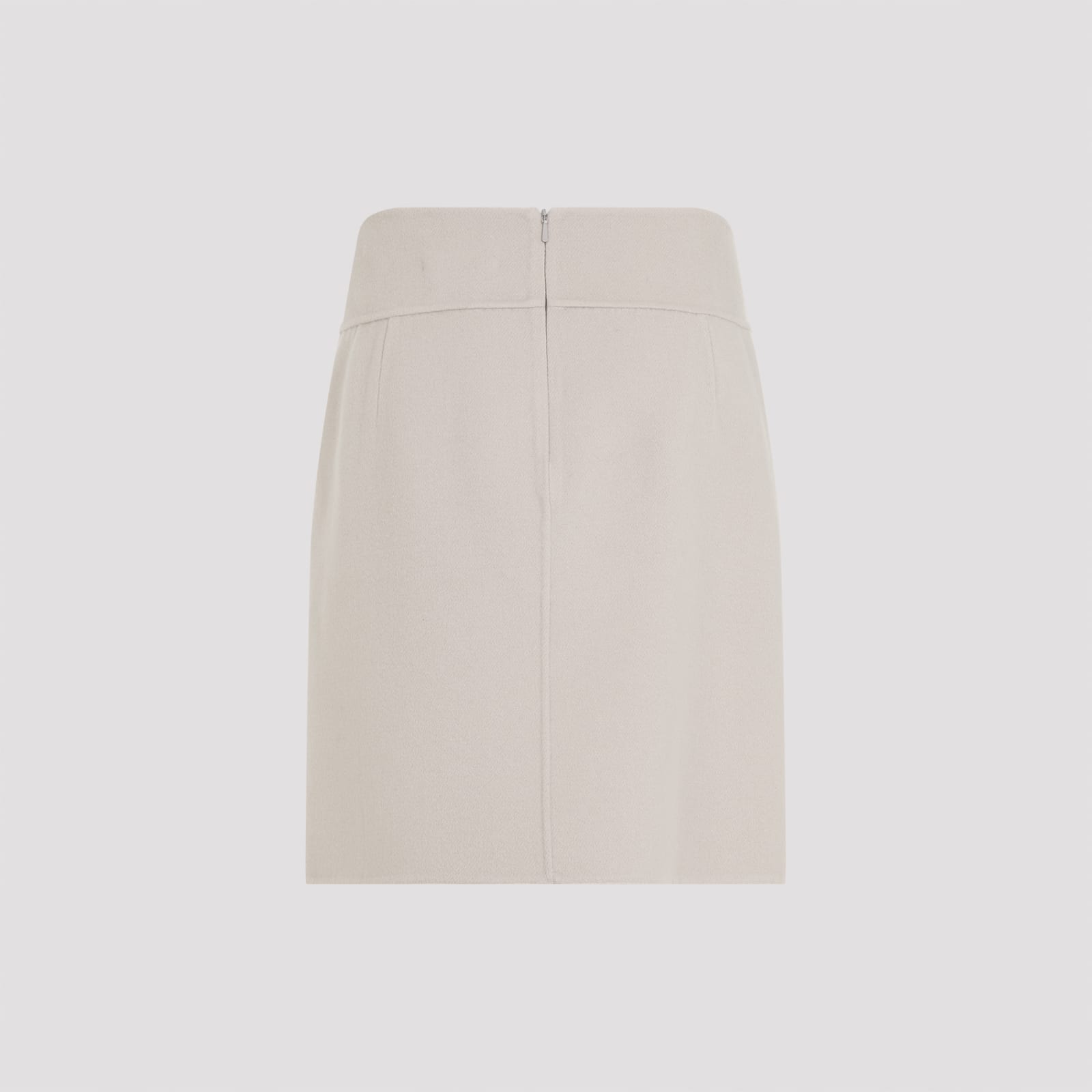 Shop 's Max Mara Ali Mini Skirt In Ivory