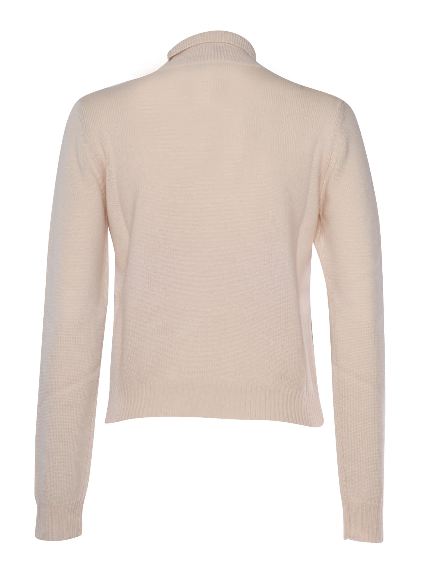 Ballantyne T Neck Pullover In White