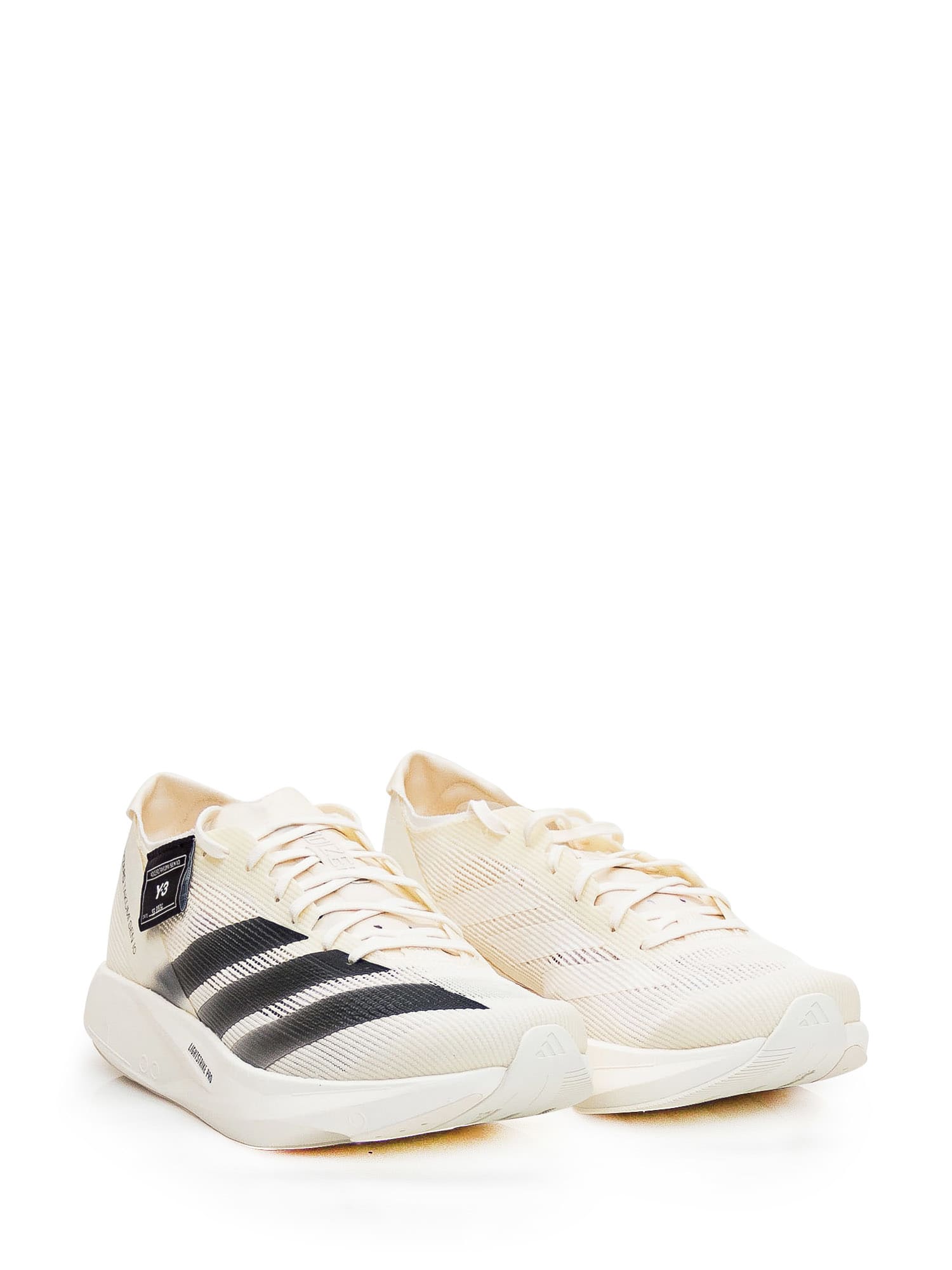Shop Y-3 Takumi Sen 10 Sneaker In Owhite/owhite/black