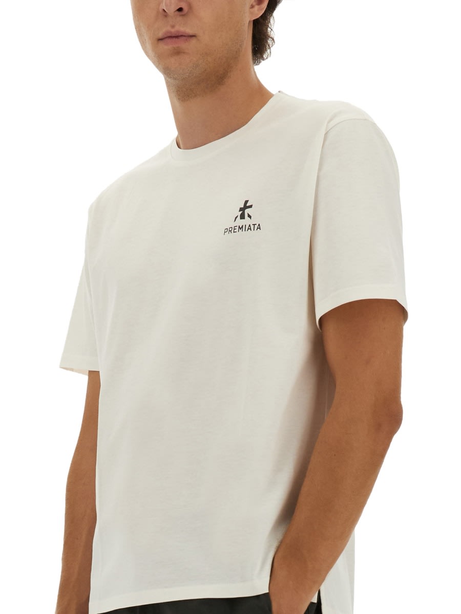 Premiata T-shirt With Logo In White