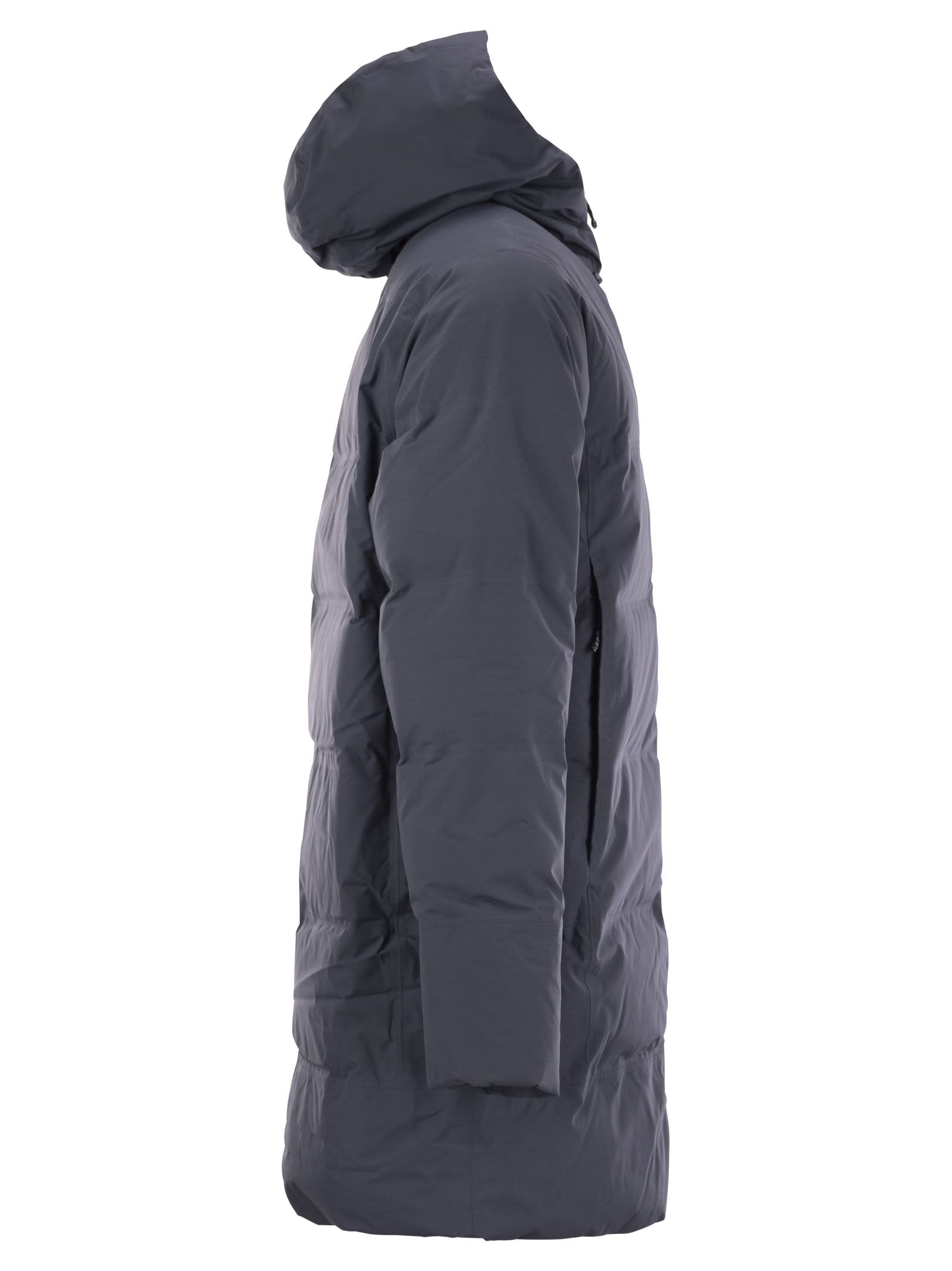 Shop Patagonia Jackson Glacier - Hooded Padded Parka In Avio