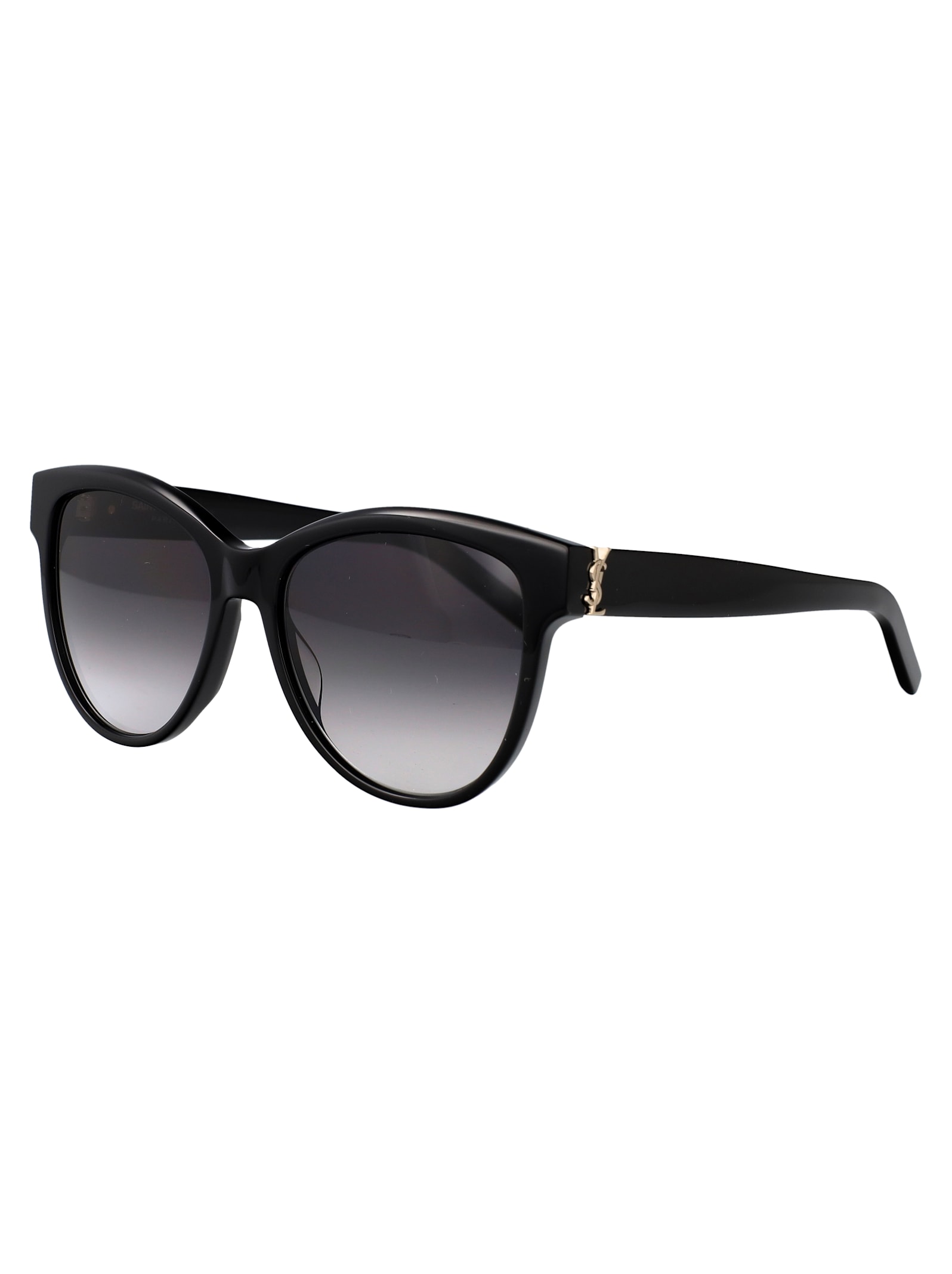 Saint Laurent Monogram M3 Sunglasses In Black