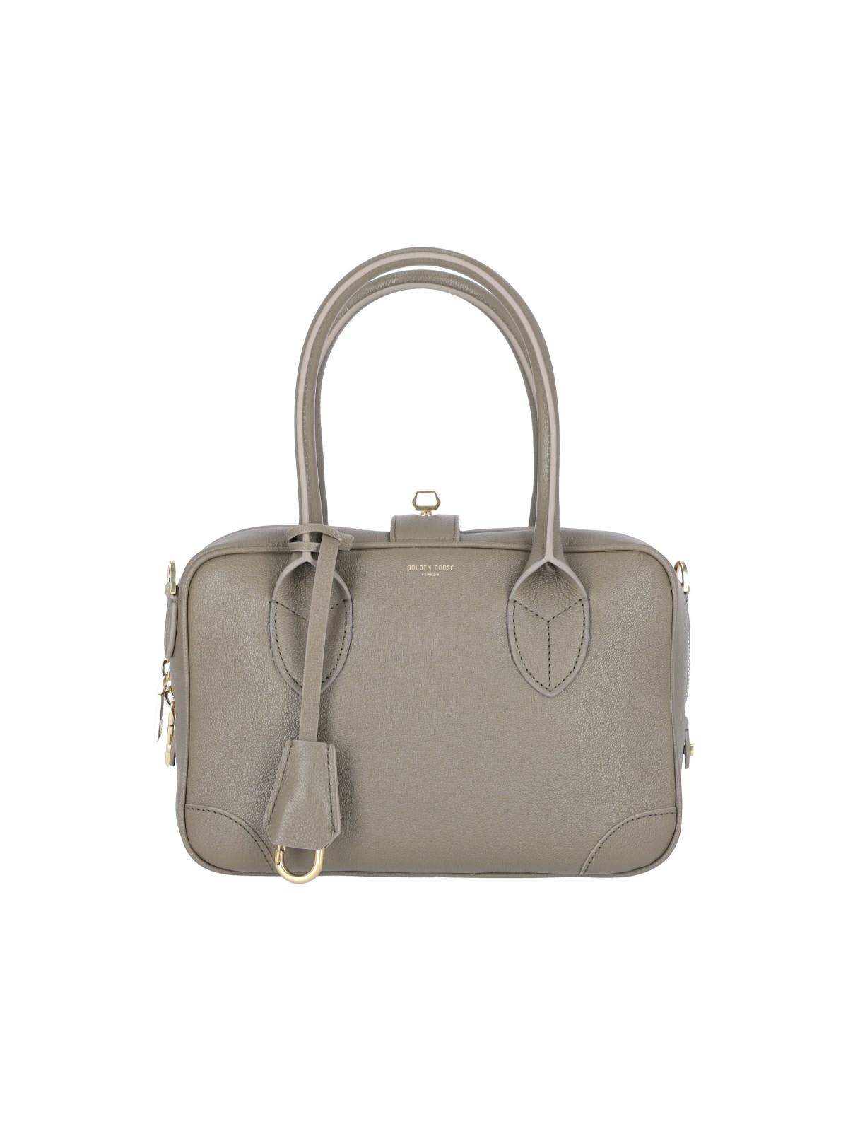 Shop Golden Goose Logo Handbag In Green