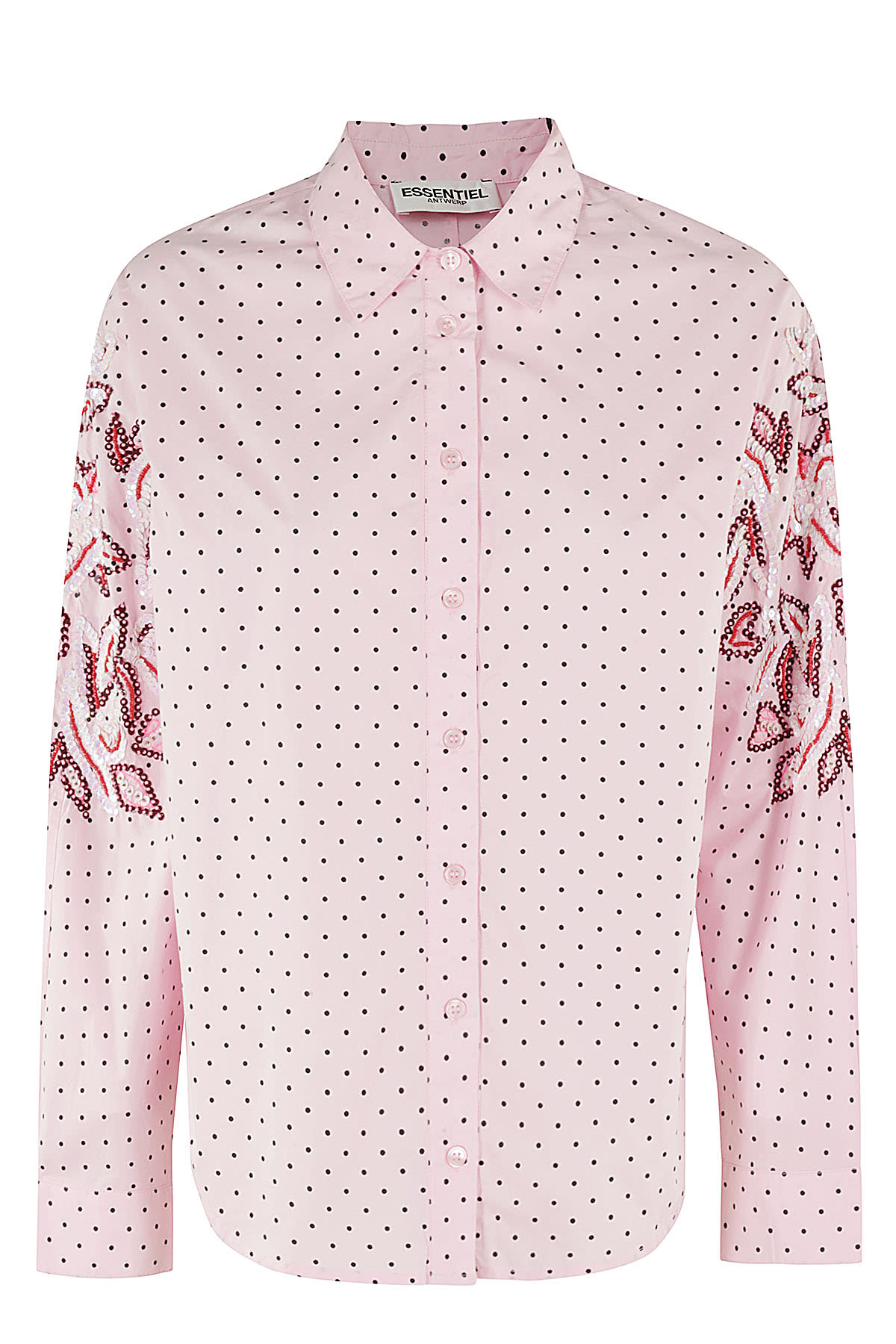 Essentiel Antwerp Feenie Embellished Shirt In Fm