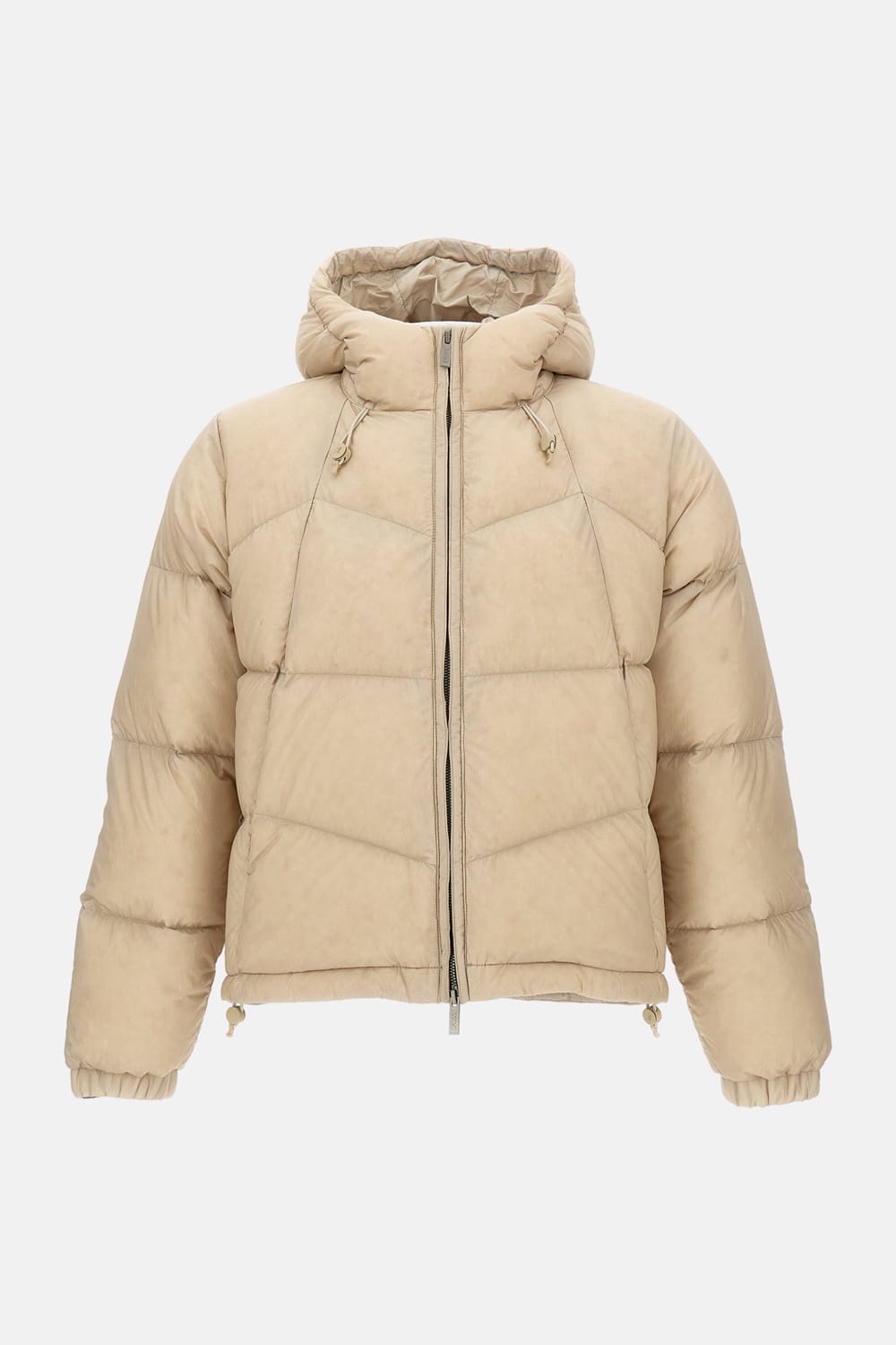 K-way Quill Thermo Light Ripstop Puffer Jacket In Neutral
