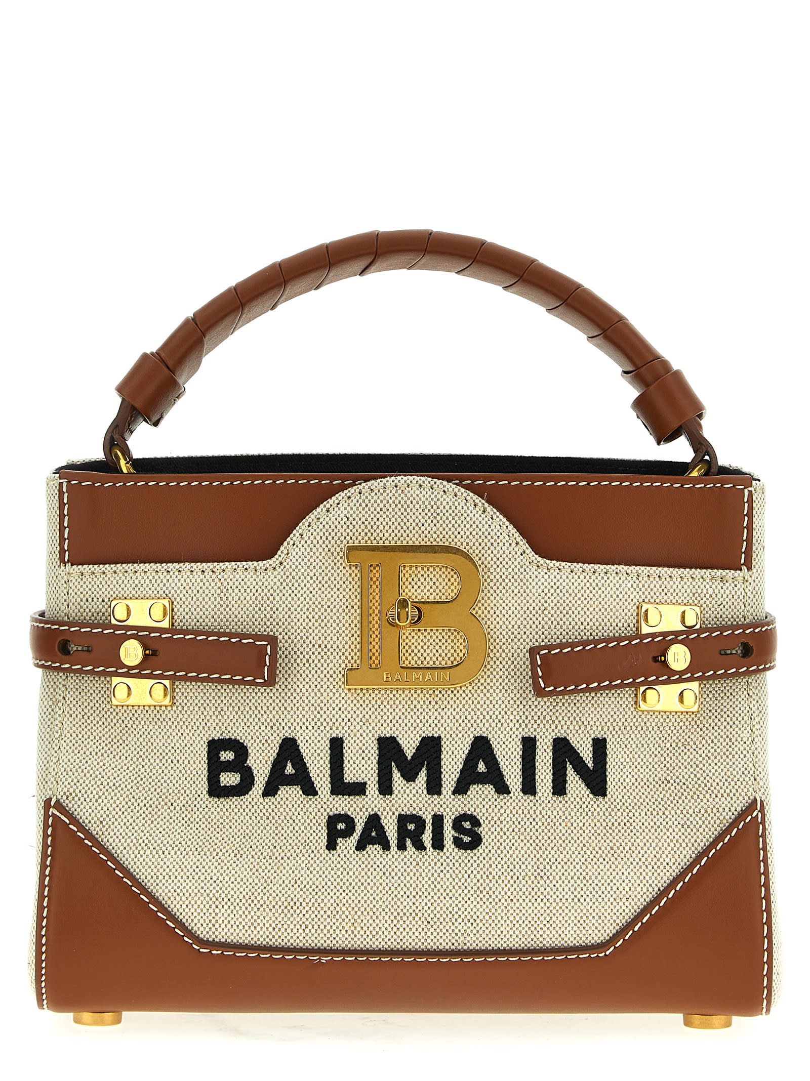 Shop Balmain B-buzz 22 Handbag In Multicolor