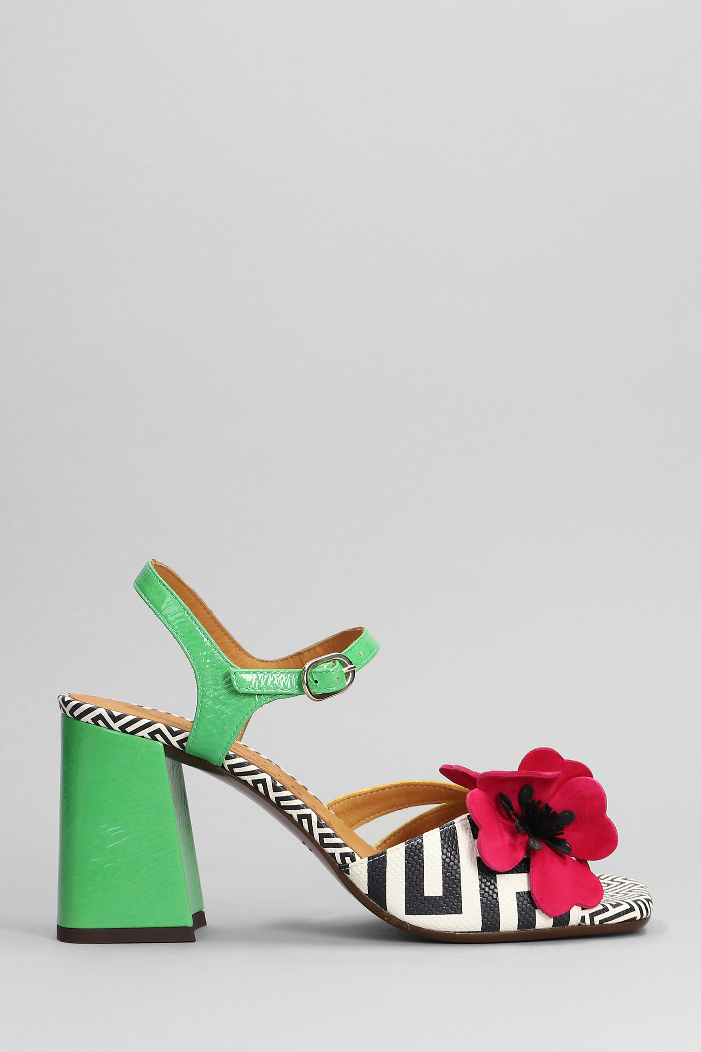 Pirota Sandals In Multicolor Leather