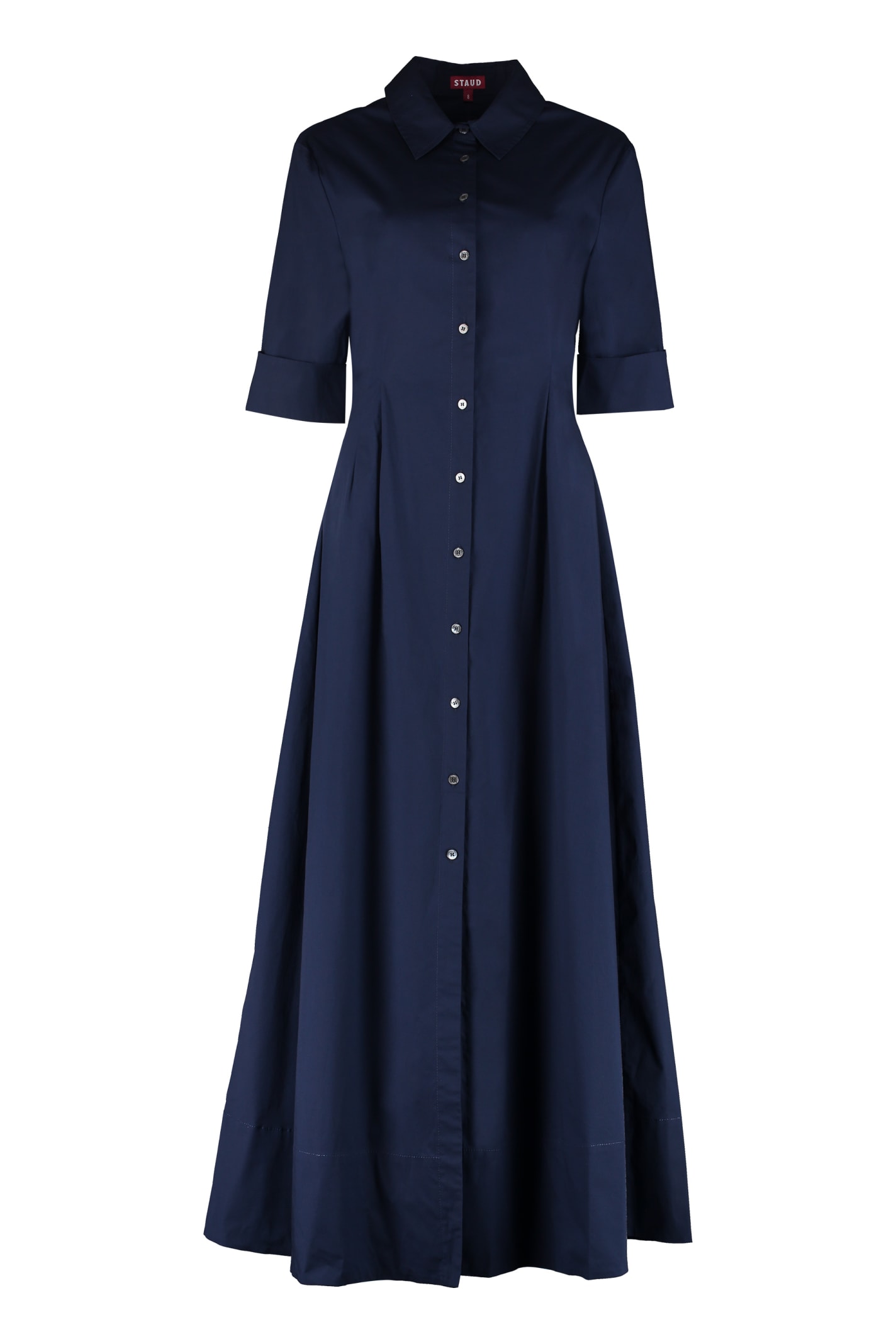 STAUD Joan Cotton Long Dress