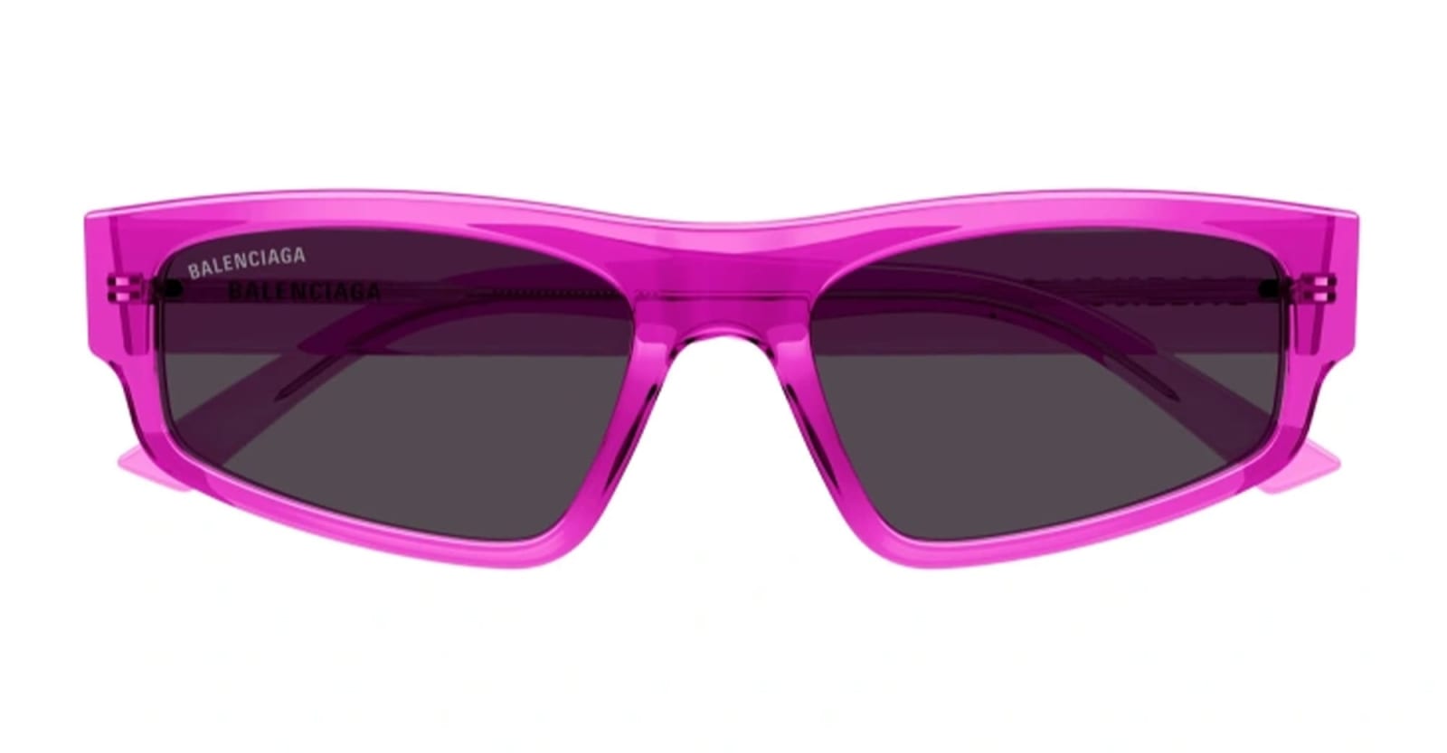 Shop Balenciaga Bb0305s-004 - Fuchsia Sunglasses