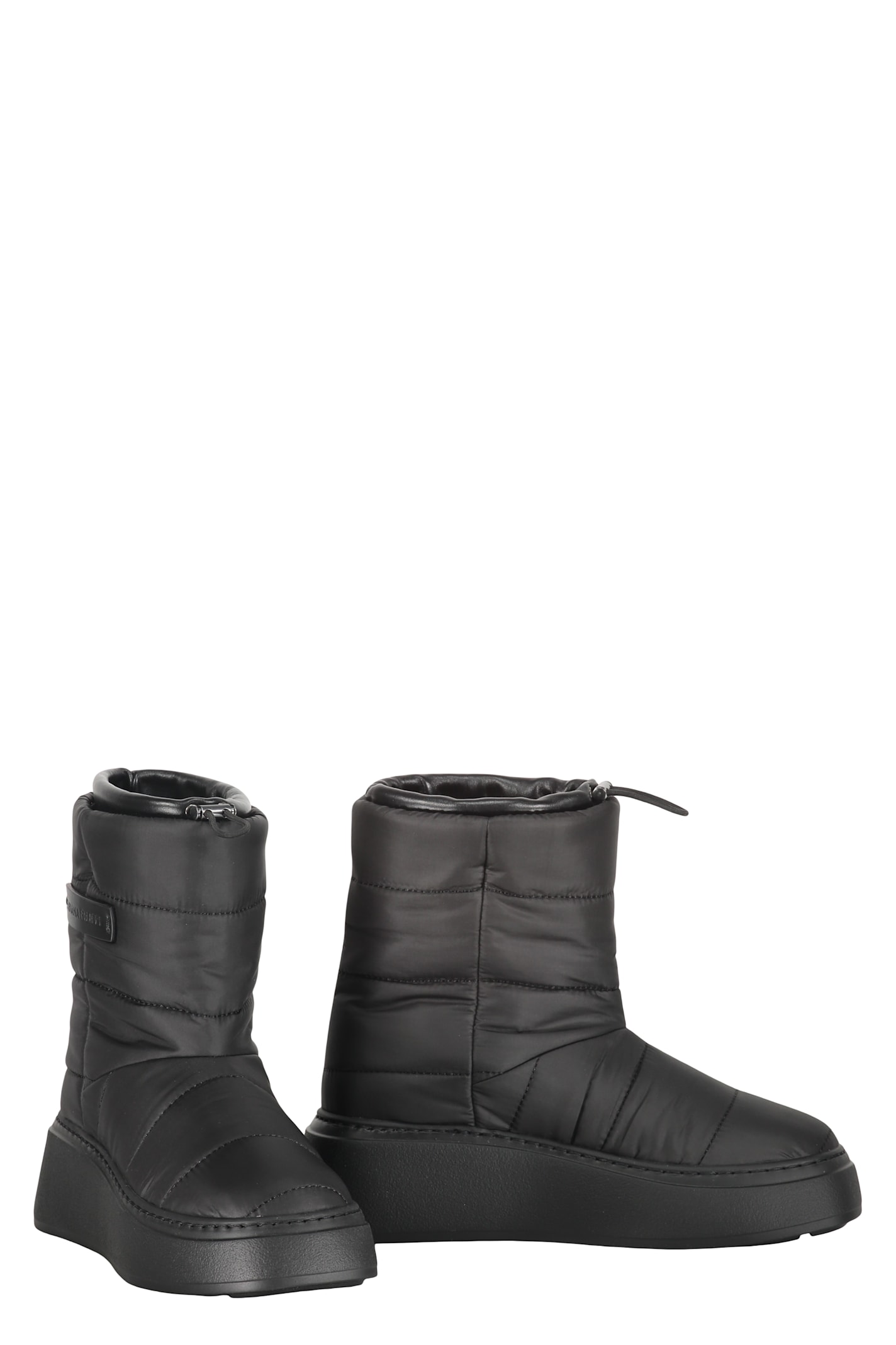 Fabiana Filippi Quilted Ankle Boots In Black